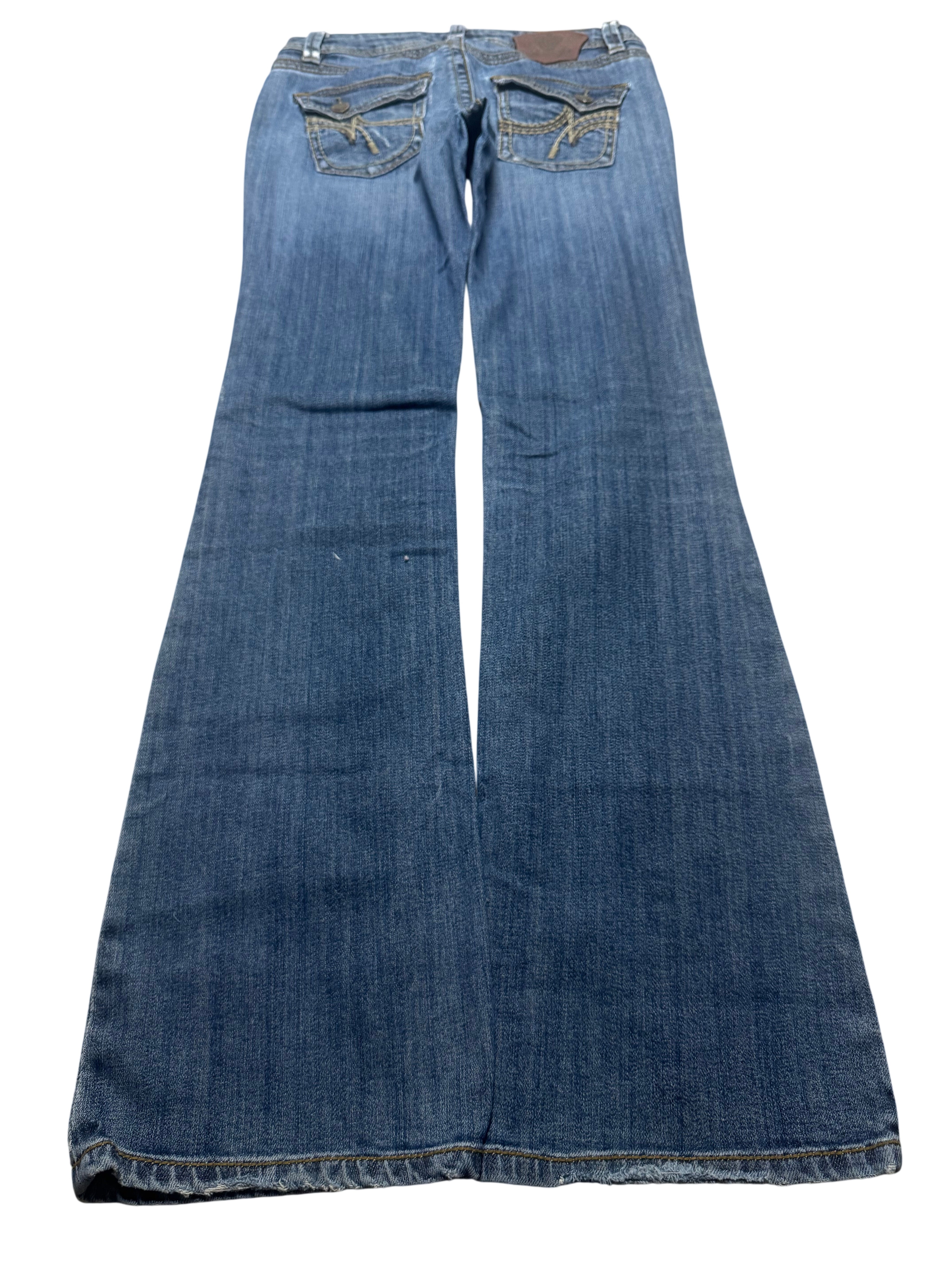 Y2K BOOTCUT WOMEN LOW WAIST JEANS (728)