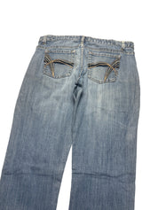 Y2K BOOTCUT WOMEN LOW WAIST JEANS (729)