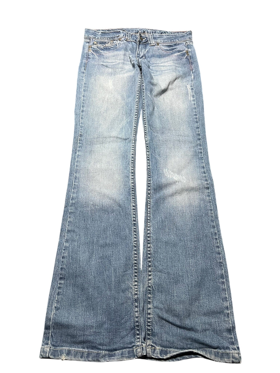 Y2K BOOTCUT WOMEN LOW WAIST JEANS (494)