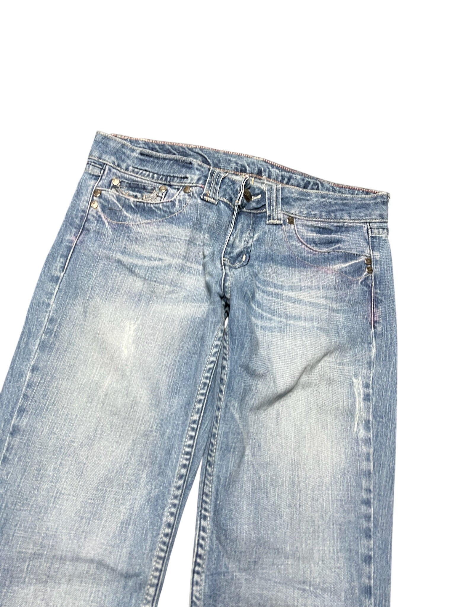 Y2K BOOTCUT WOMEN LOW WAIST JEANS (494)