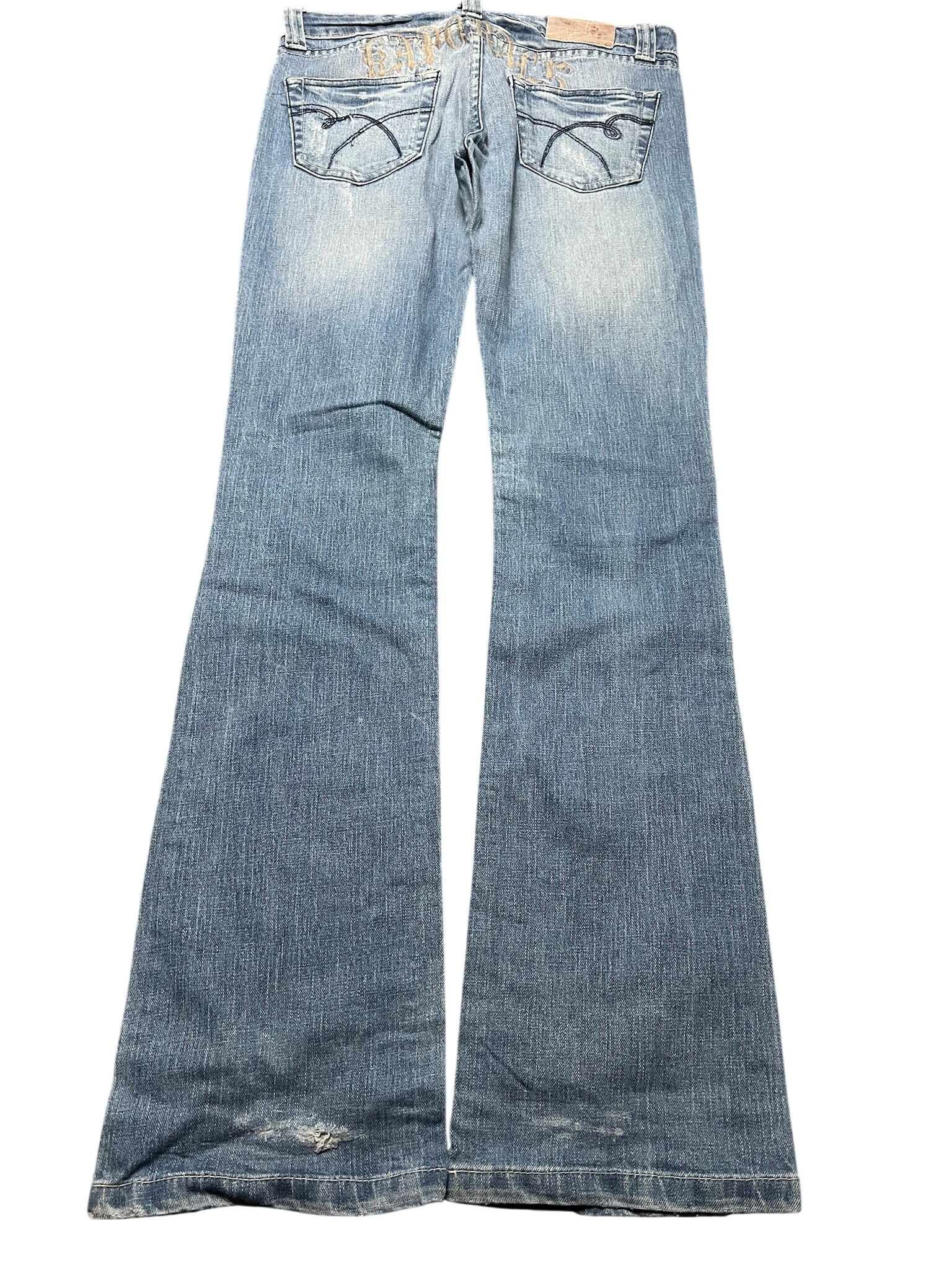 Y2K BOOTCUT WOMEN LOW WAIST JEANS (494)