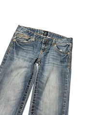 Y2K BOOTCUT WOMEN LOW WAIST JEANS (495)