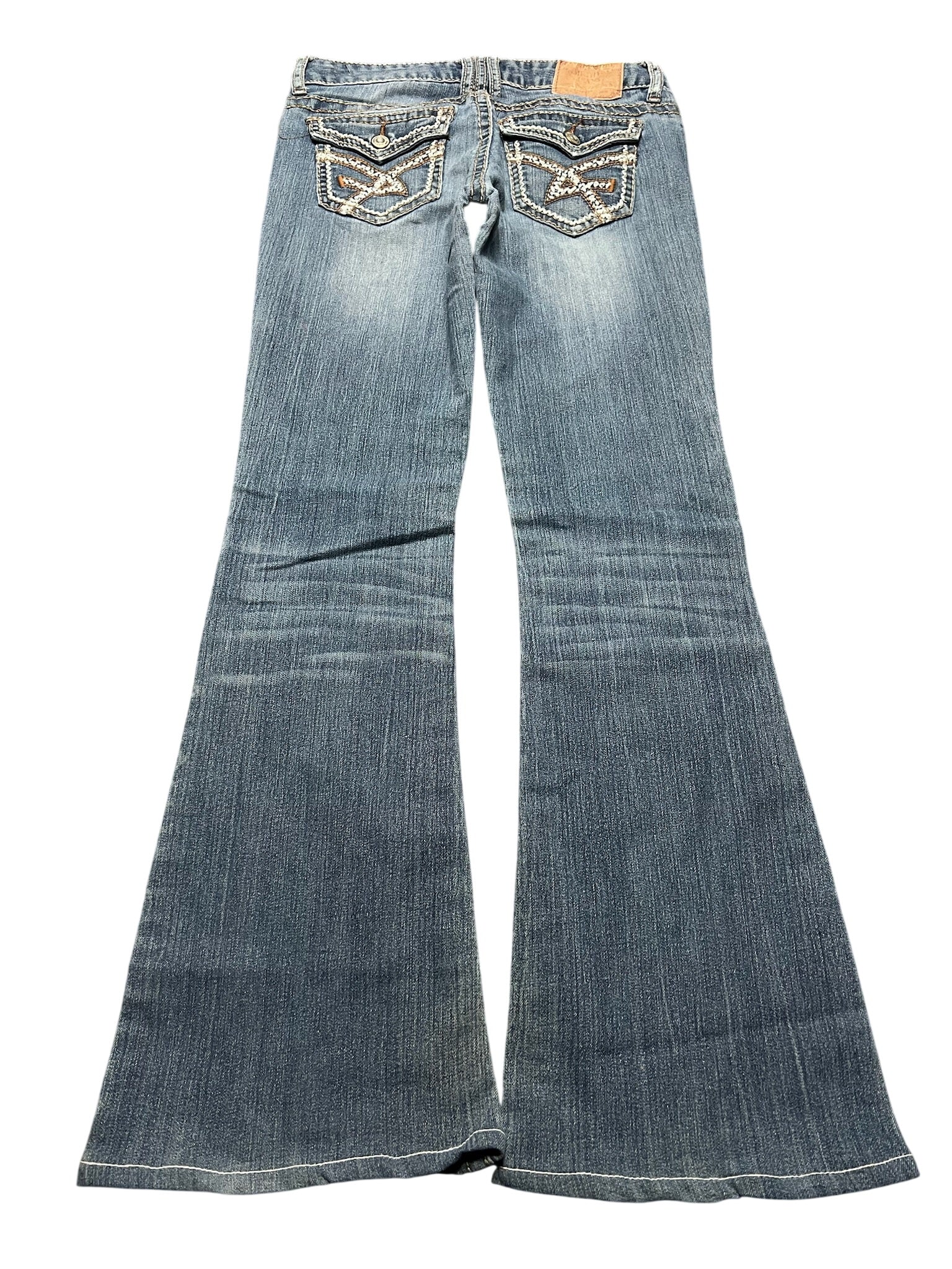 Y2K BOOTCUT WOMEN LOW WAIST JEANS (495)