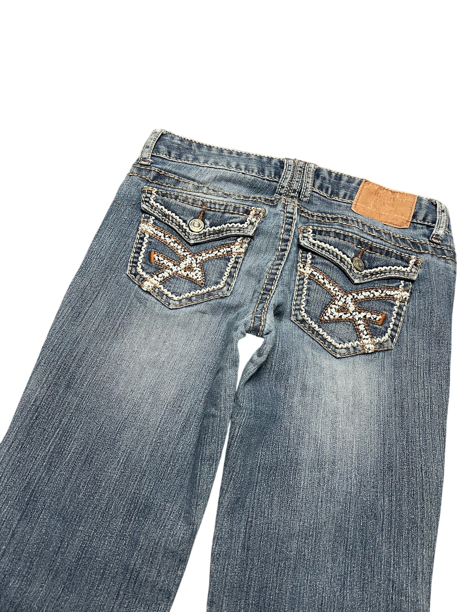 Y2K BOOTCUT WOMEN LOW WAIST JEANS (495)