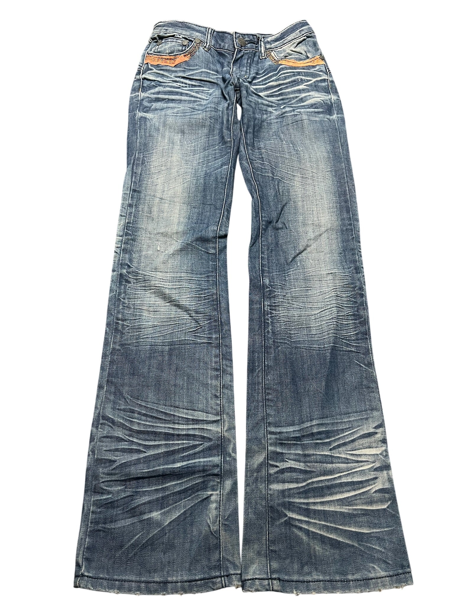 Y2K BOOTCUT WOMEN LOW WAIST JEANS (496)