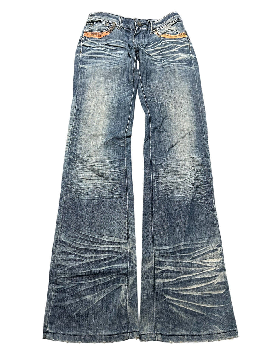 Y2K BOOTCUT WOMEN LOW WAIST JEANS (496)