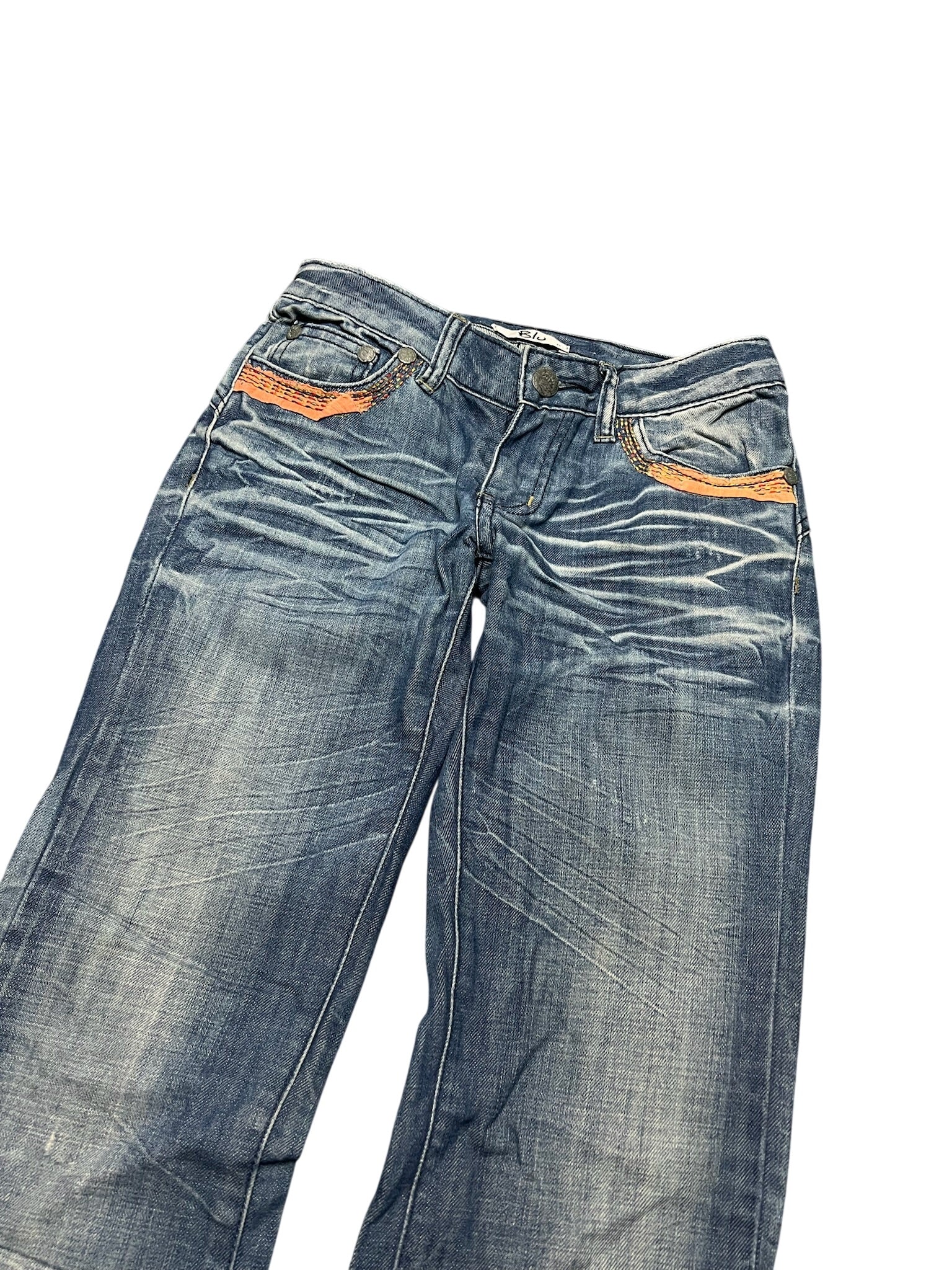 Y2K BOOTCUT WOMEN LOW WAIST JEANS (496)