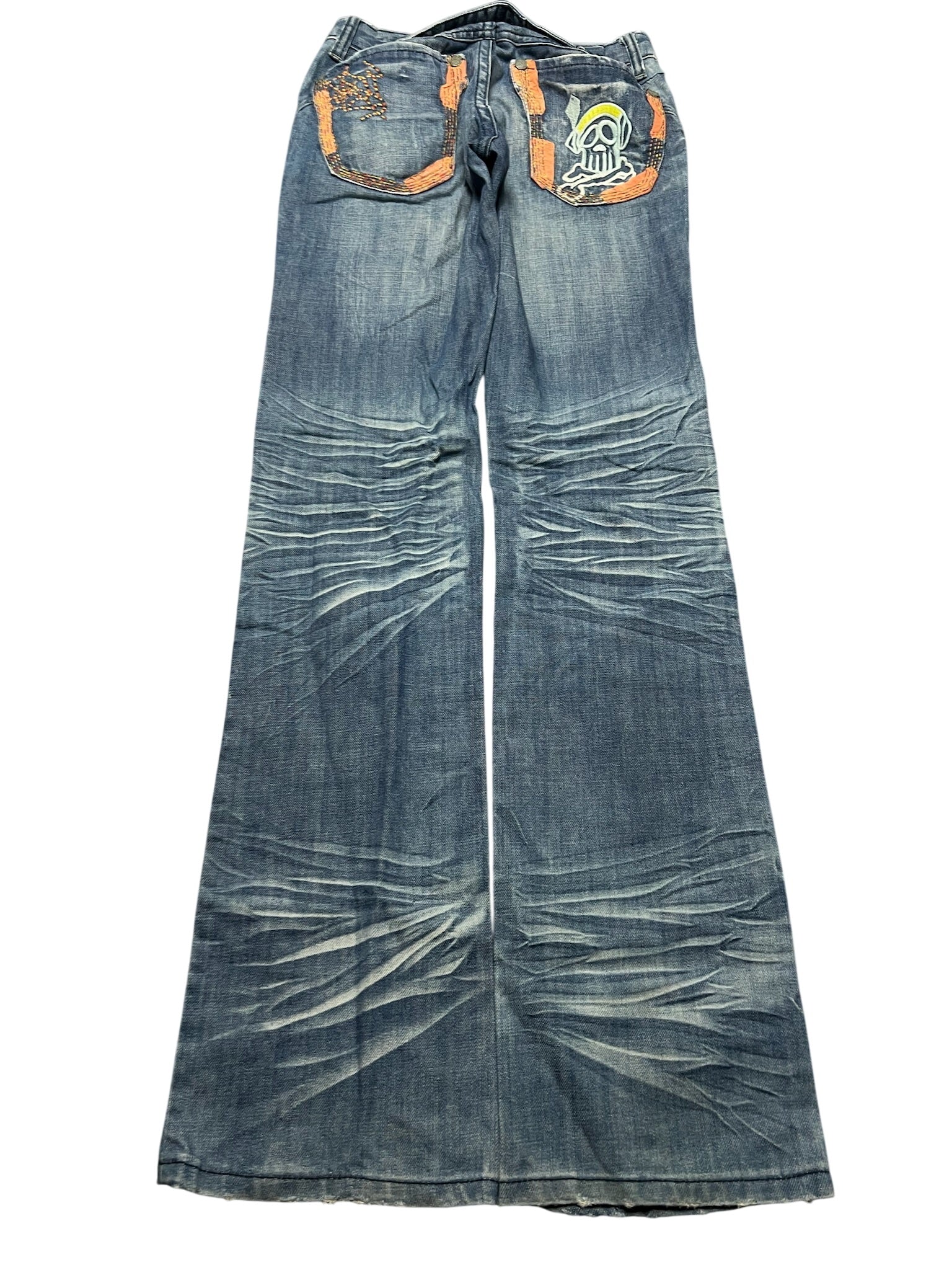 Y2K BOOTCUT WOMEN LOW WAIST JEANS (496)