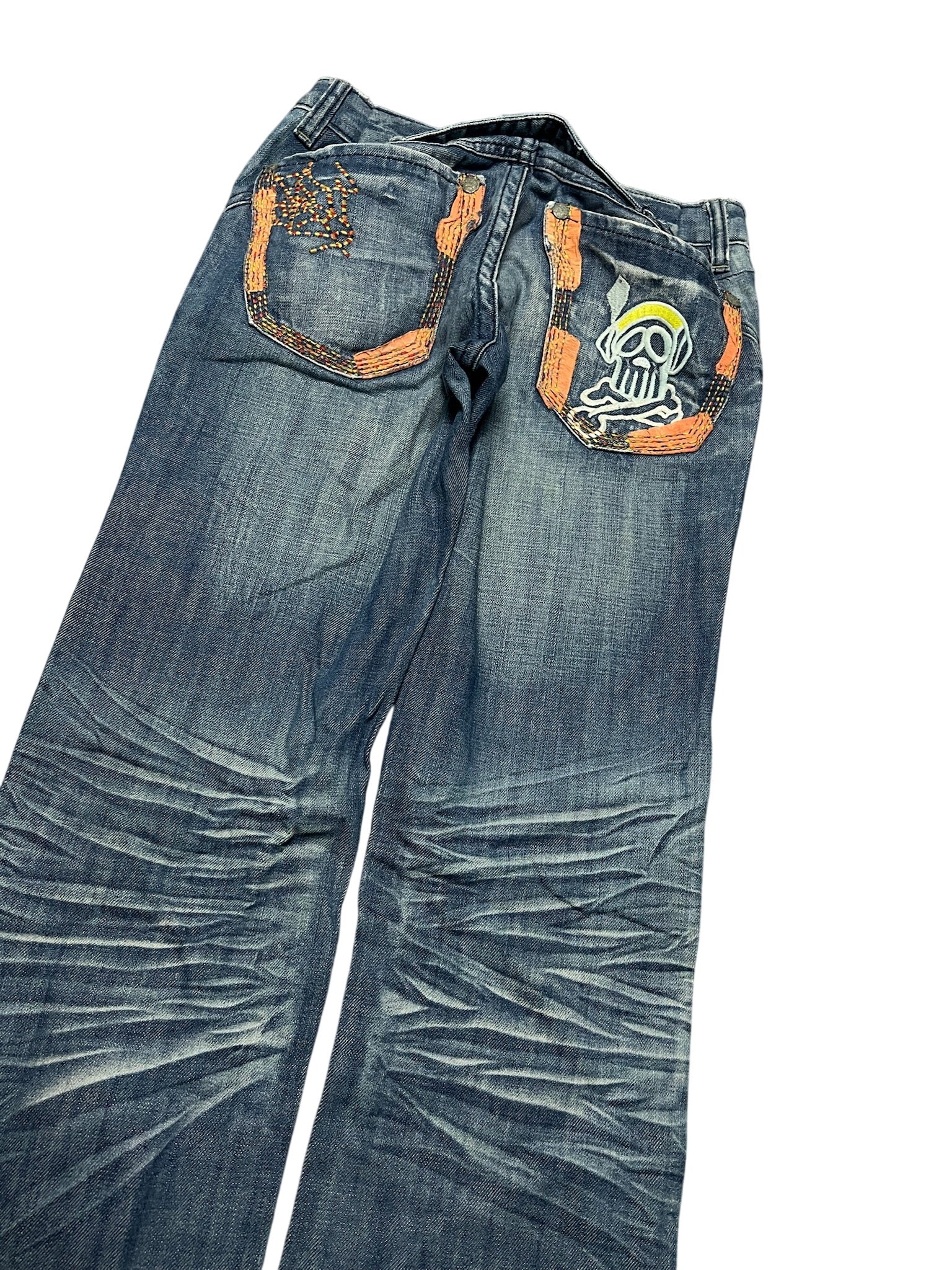 Y2K BOOTCUT WOMEN LOW WAIST JEANS (496)