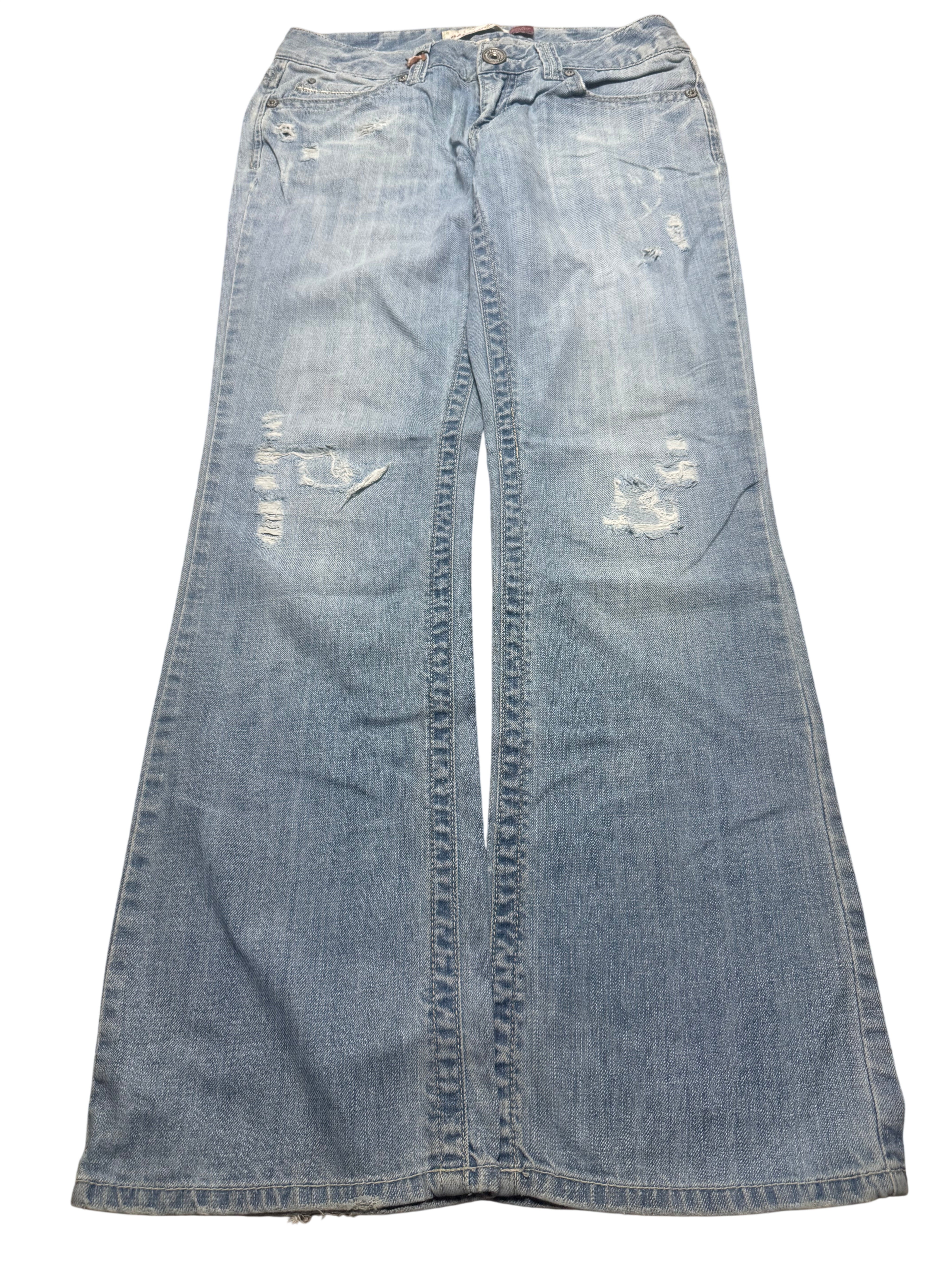 Y2K BOOTCUT WOMEN LOW WAIST JEANS (622)
