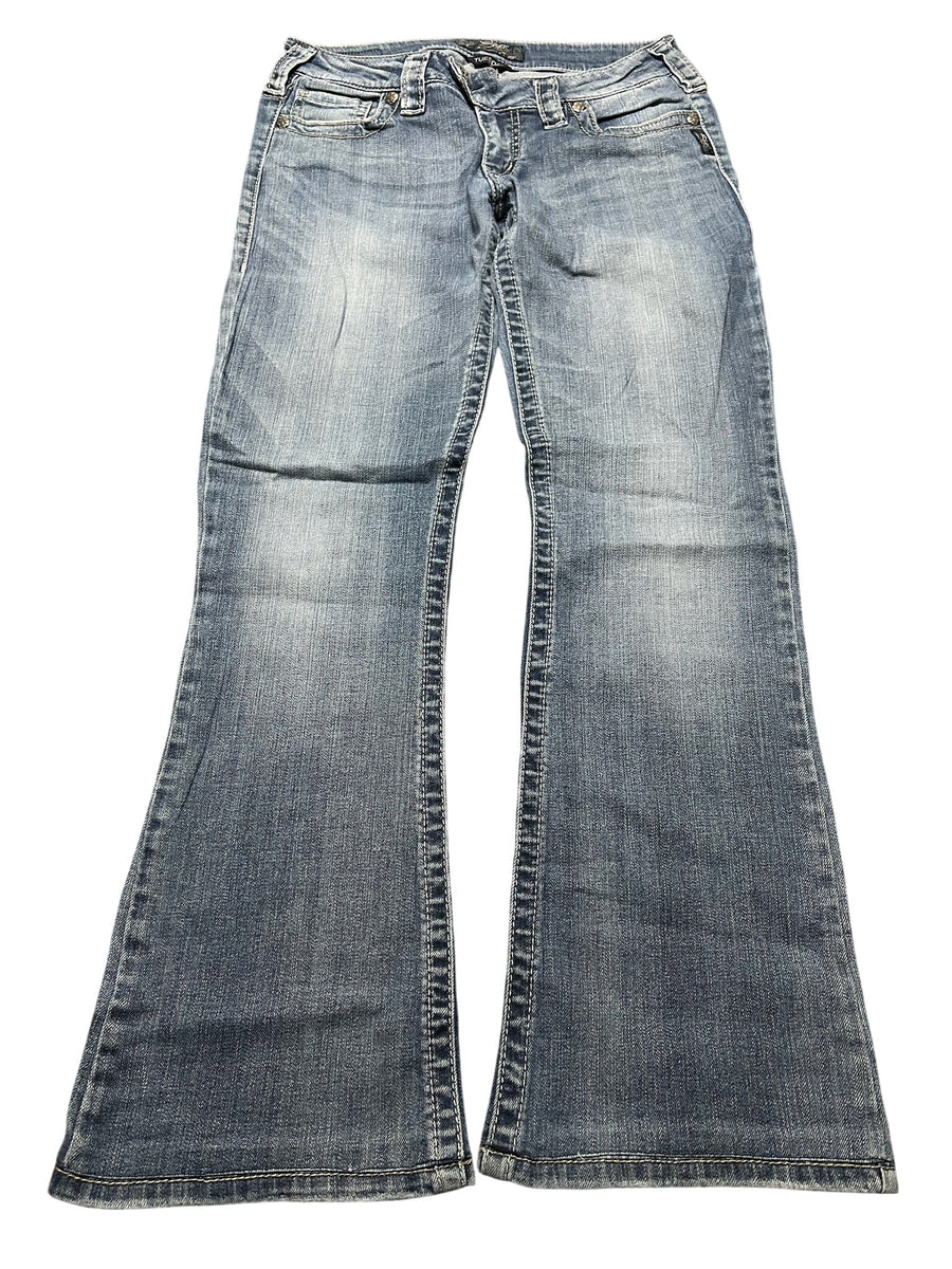 Y2K BOOTCUT WOMEN LOW WAIST JEANS (498)