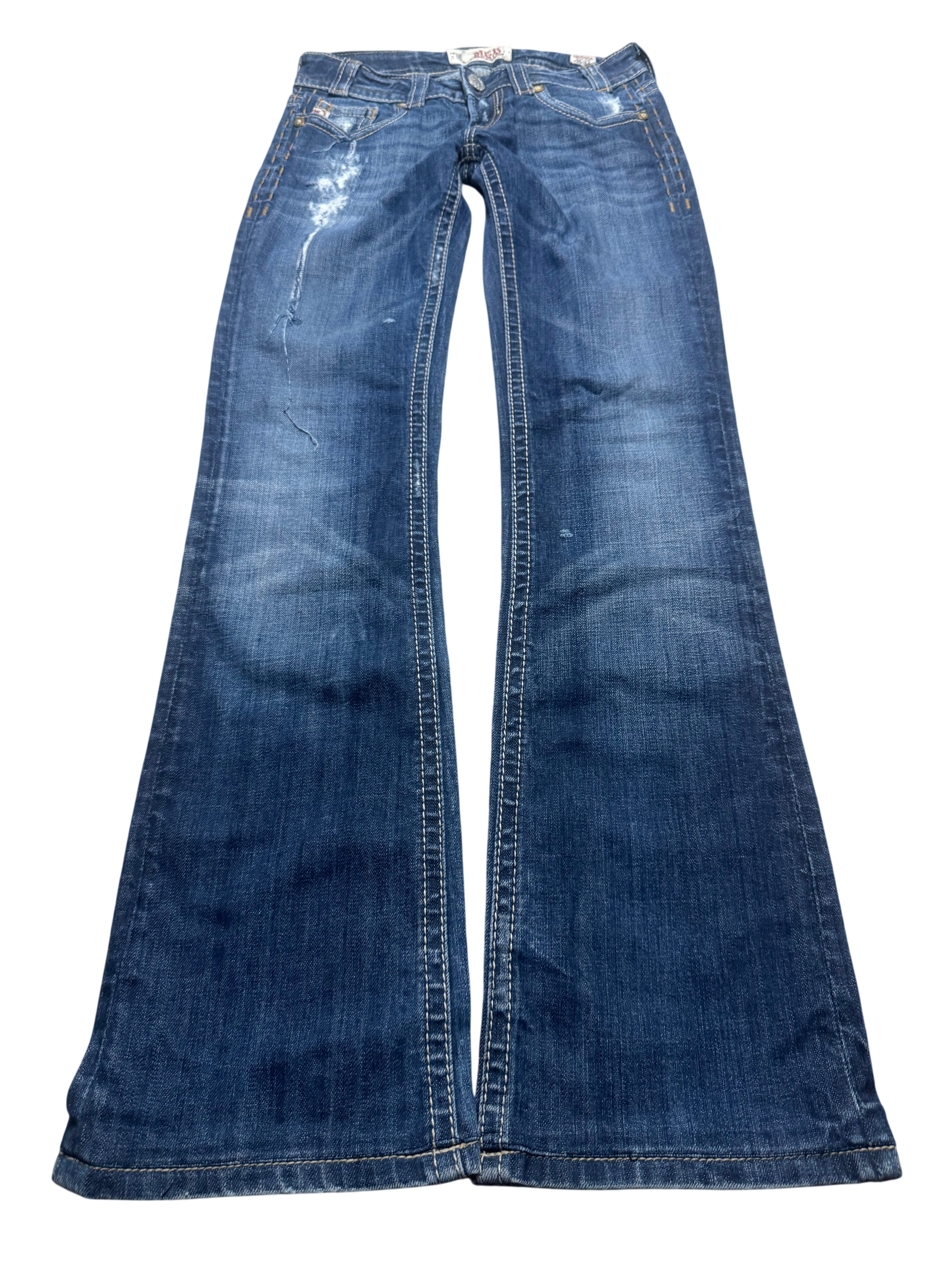 Y2K BOOTCUT WOMEN LOW WAIST JEANS (623)
