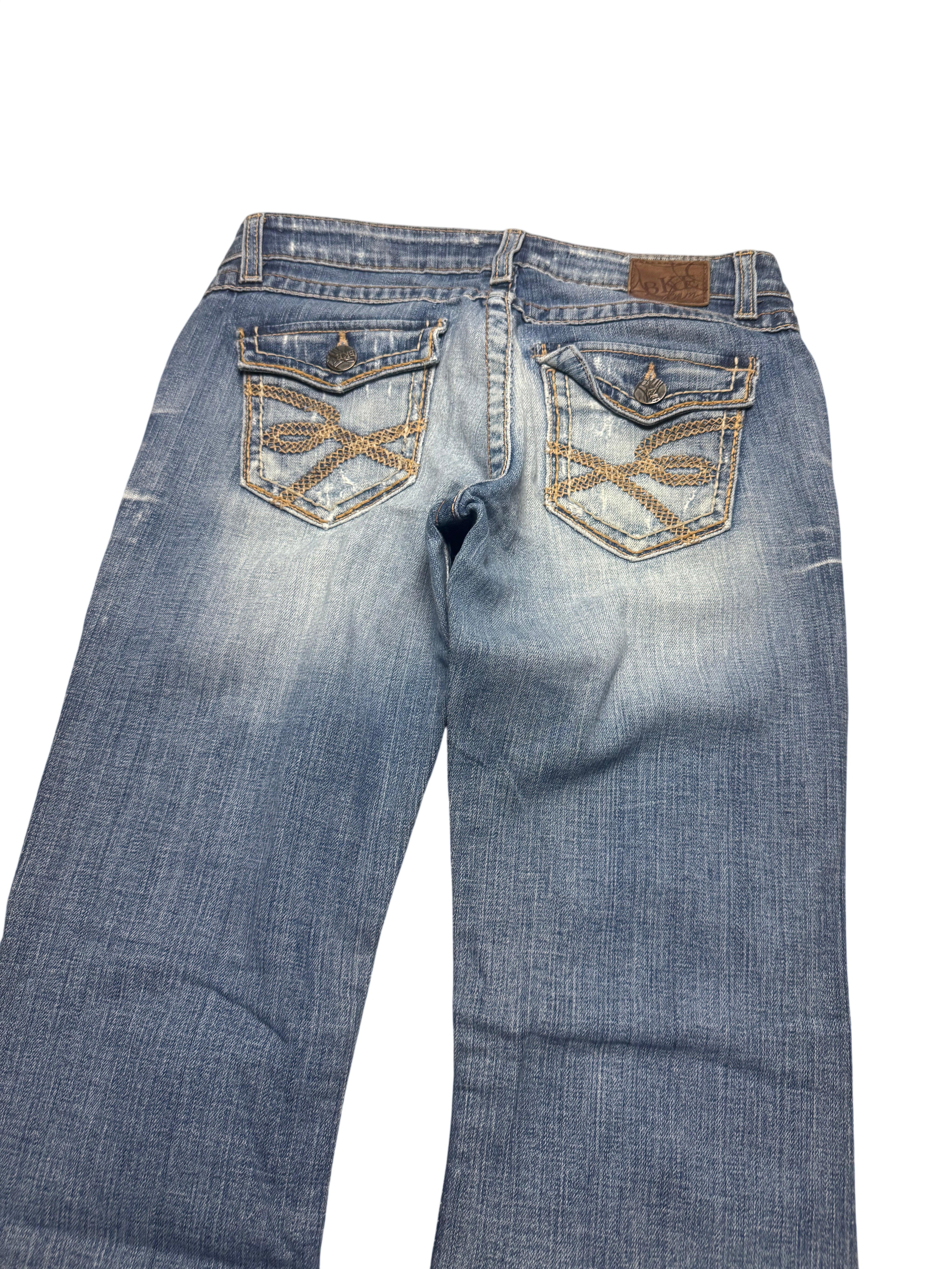 Y2K BOOTCUT WOMEN LOW WAIST JEANS (624)
