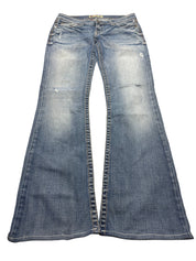 Y2K BOOTCUT WOMEN LOW WAIST JEANS (624)
