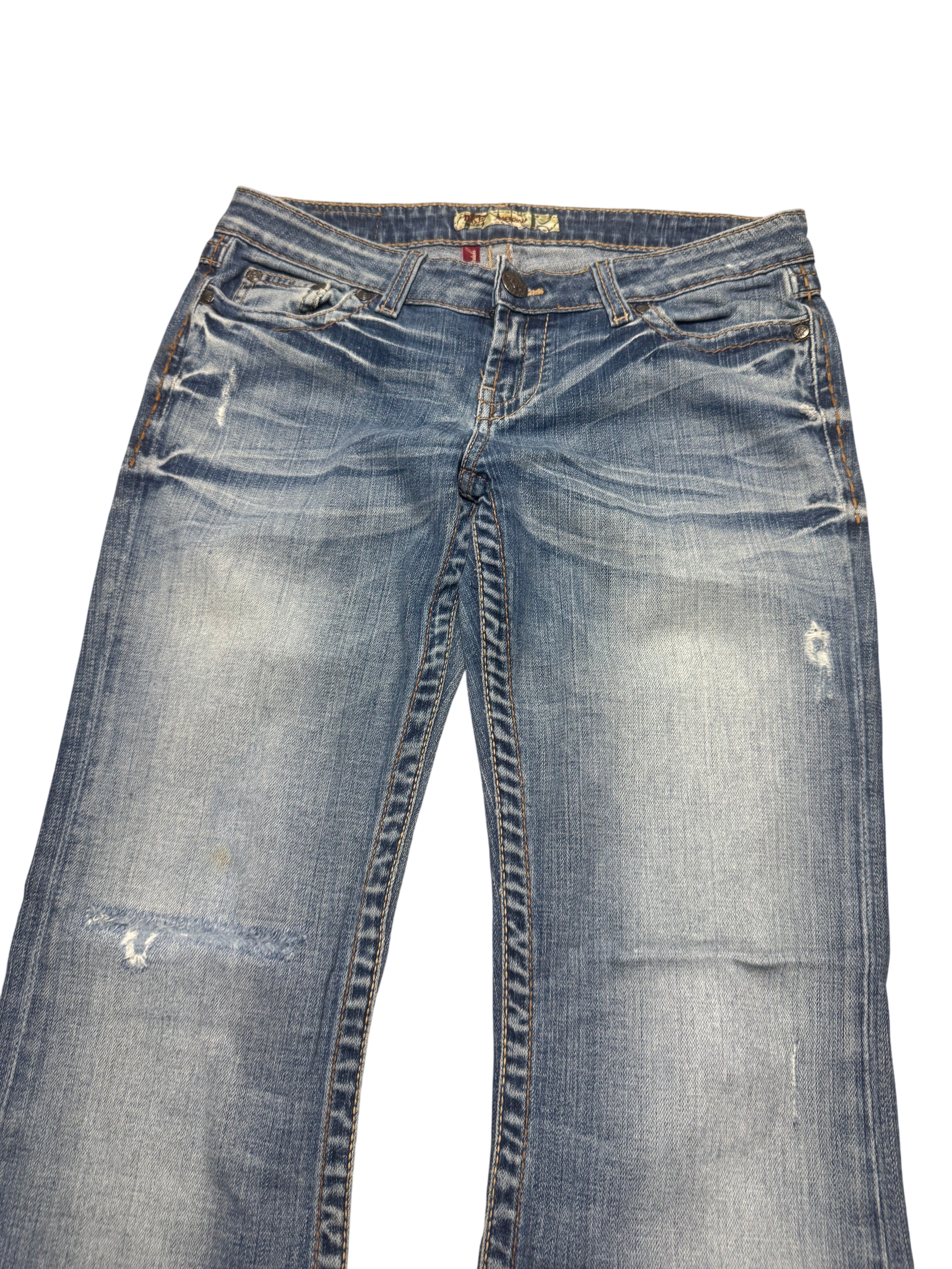 Y2K BOOTCUT WOMEN LOW WAIST JEANS (624)