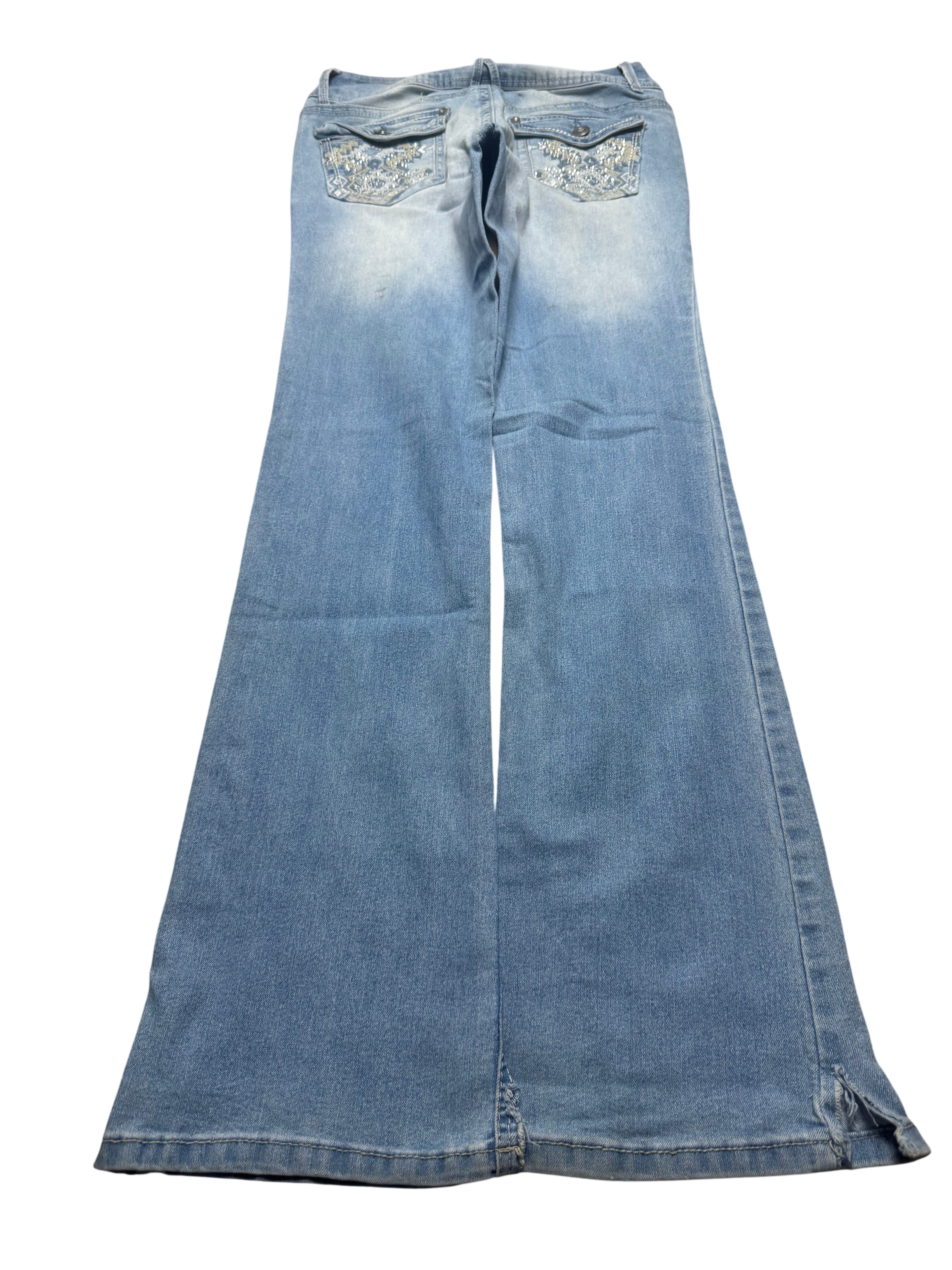 Y2K BOOTCUT WOMEN LOW WAIST JEANS (626)