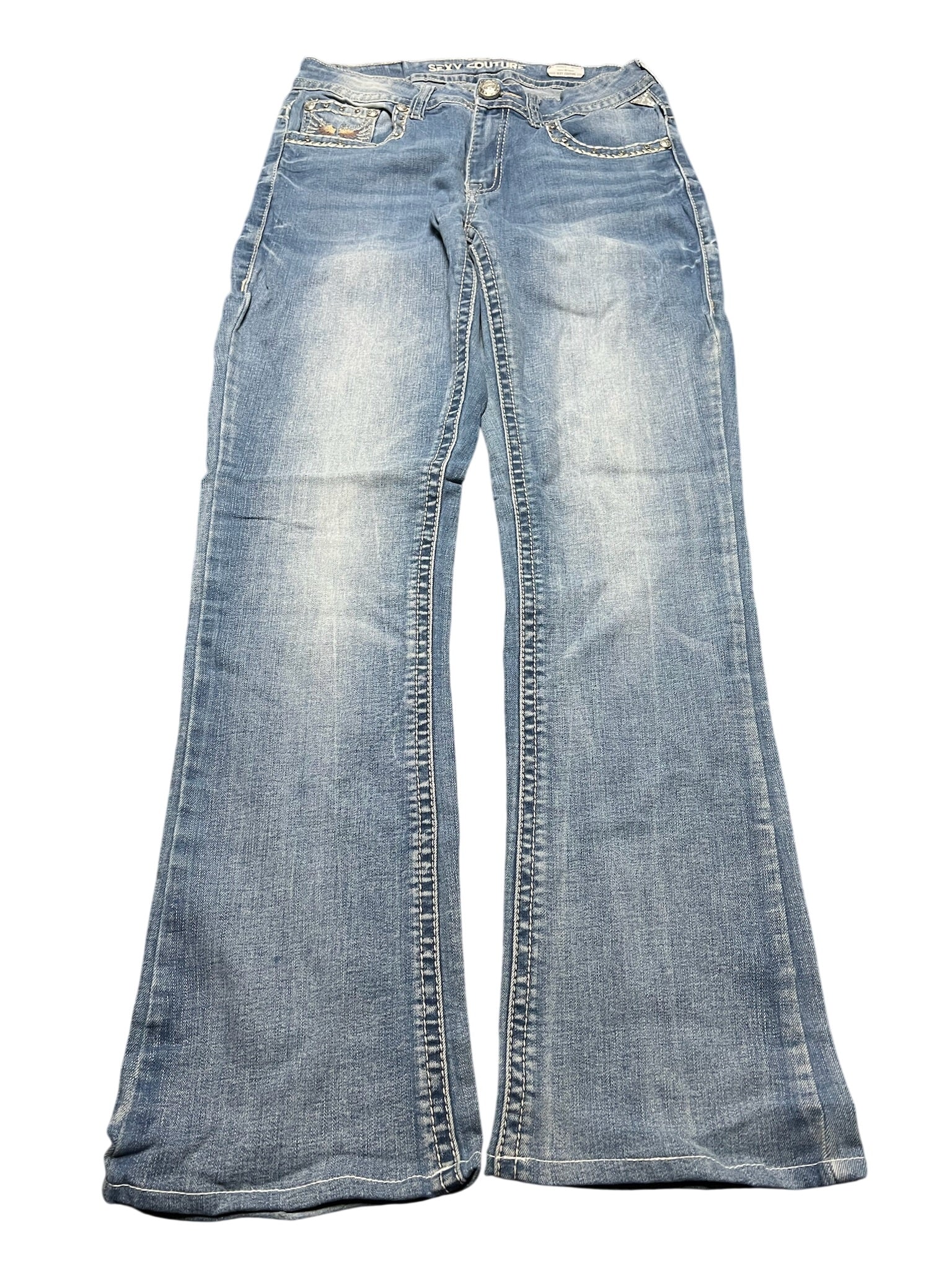 Y2K BOOTCUT WOMEN LOW WAIST JEANS (740)