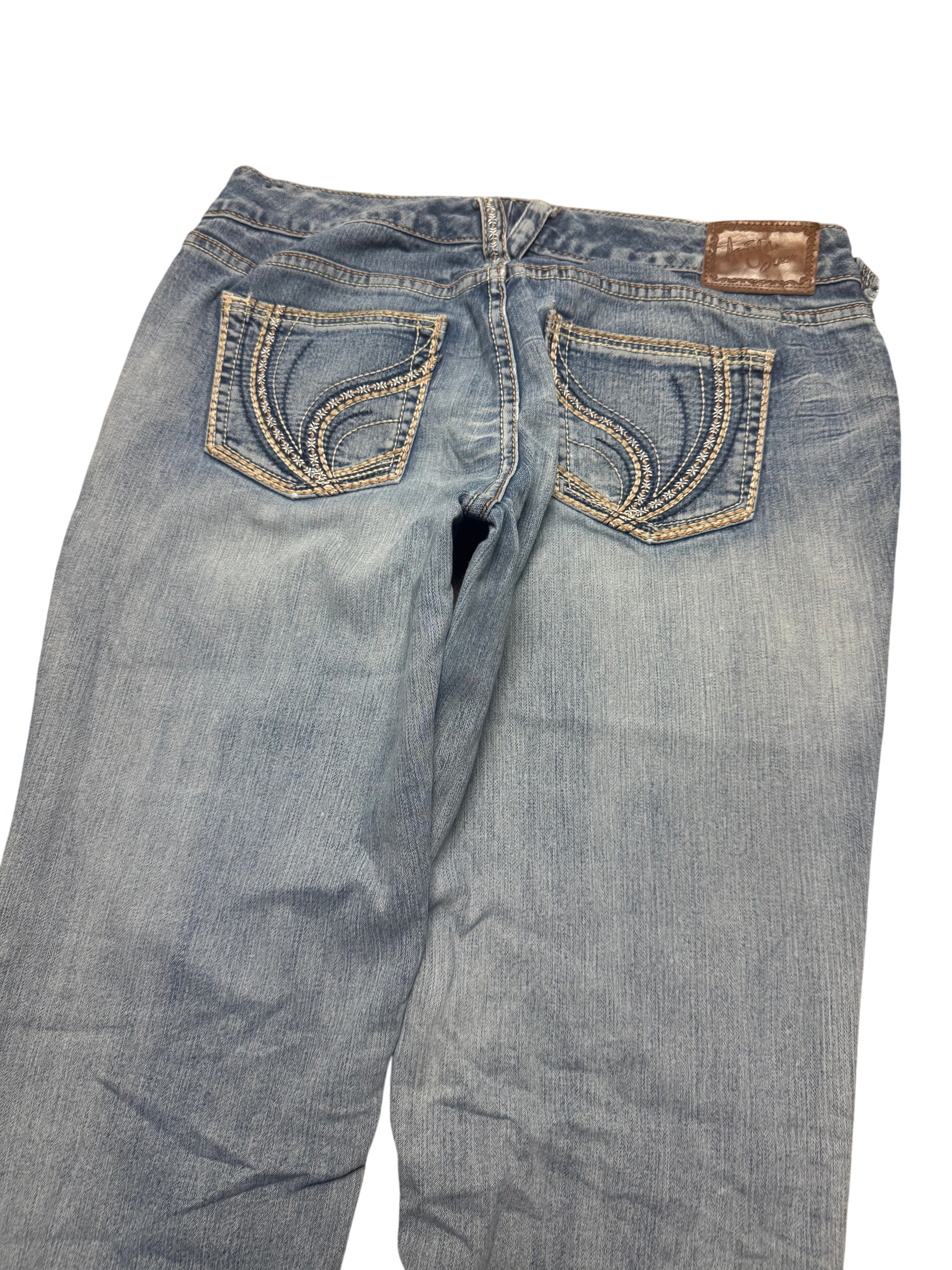 Y2K BOOTCUT WOMEN LOW WAIST JEANS (627)