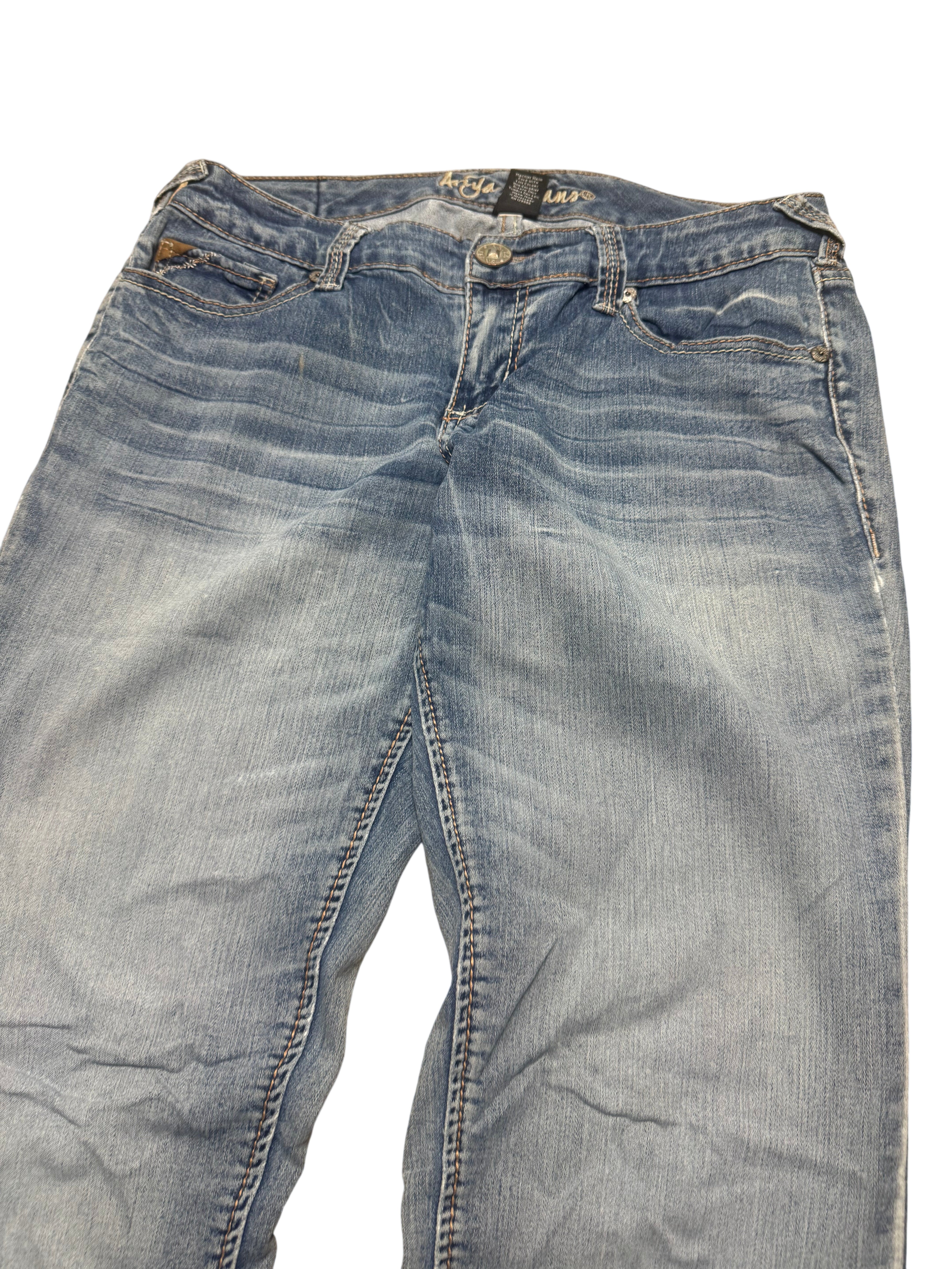 Y2K BOOTCUT WOMEN LOW WAIST JEANS (627)