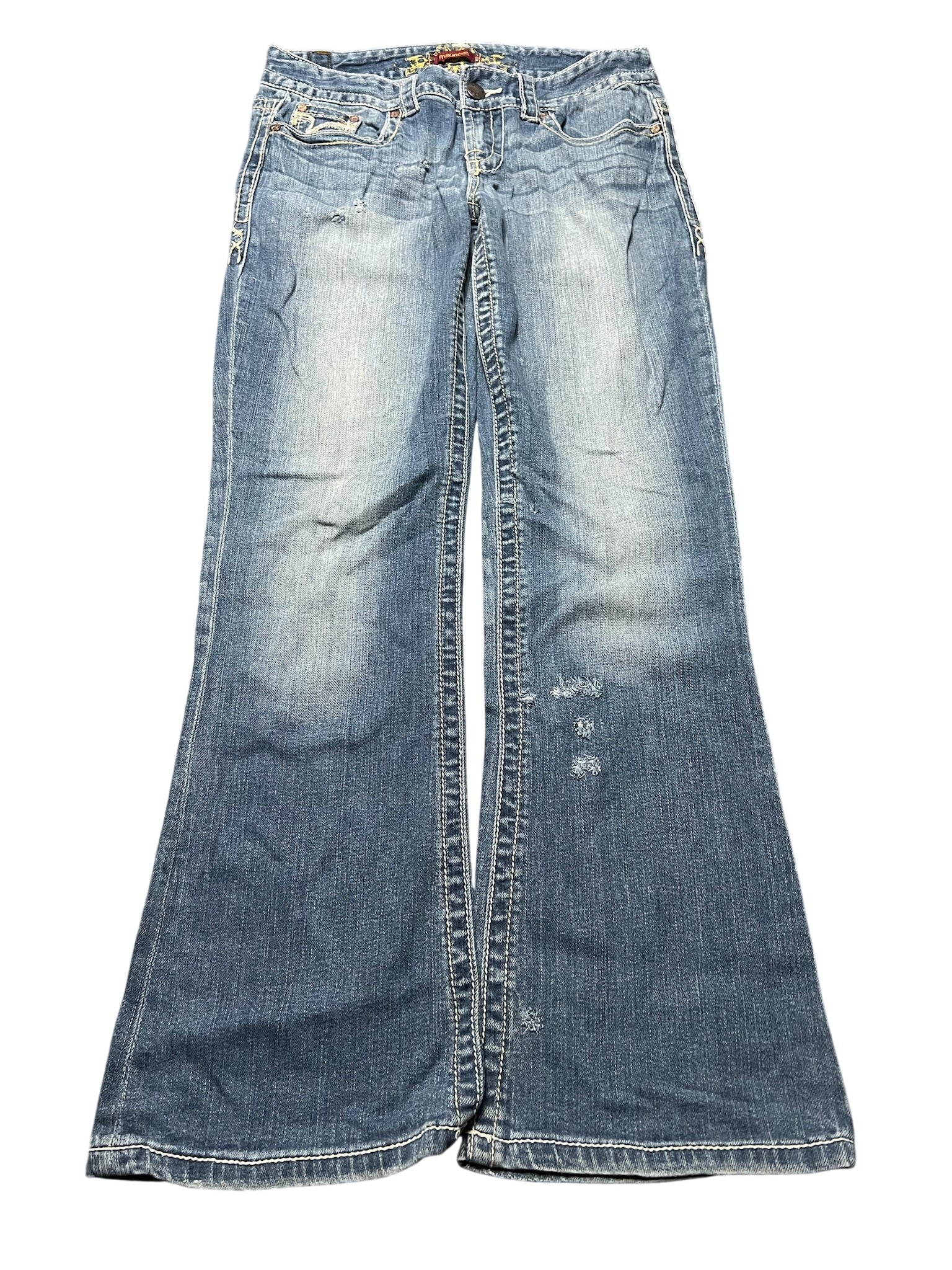 Y2K BOOTCUT WOMEN LOW WAIST JEANS (741)