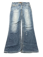 Y2K BOOTCUT WOMEN LOW WAIST JEANS (741)