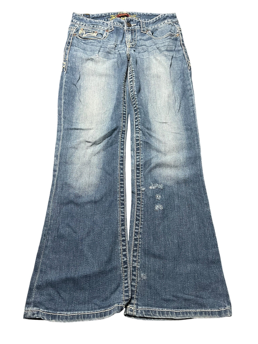 Y2K BOOTCUT WOMEN LOW WAIST JEANS (741)
