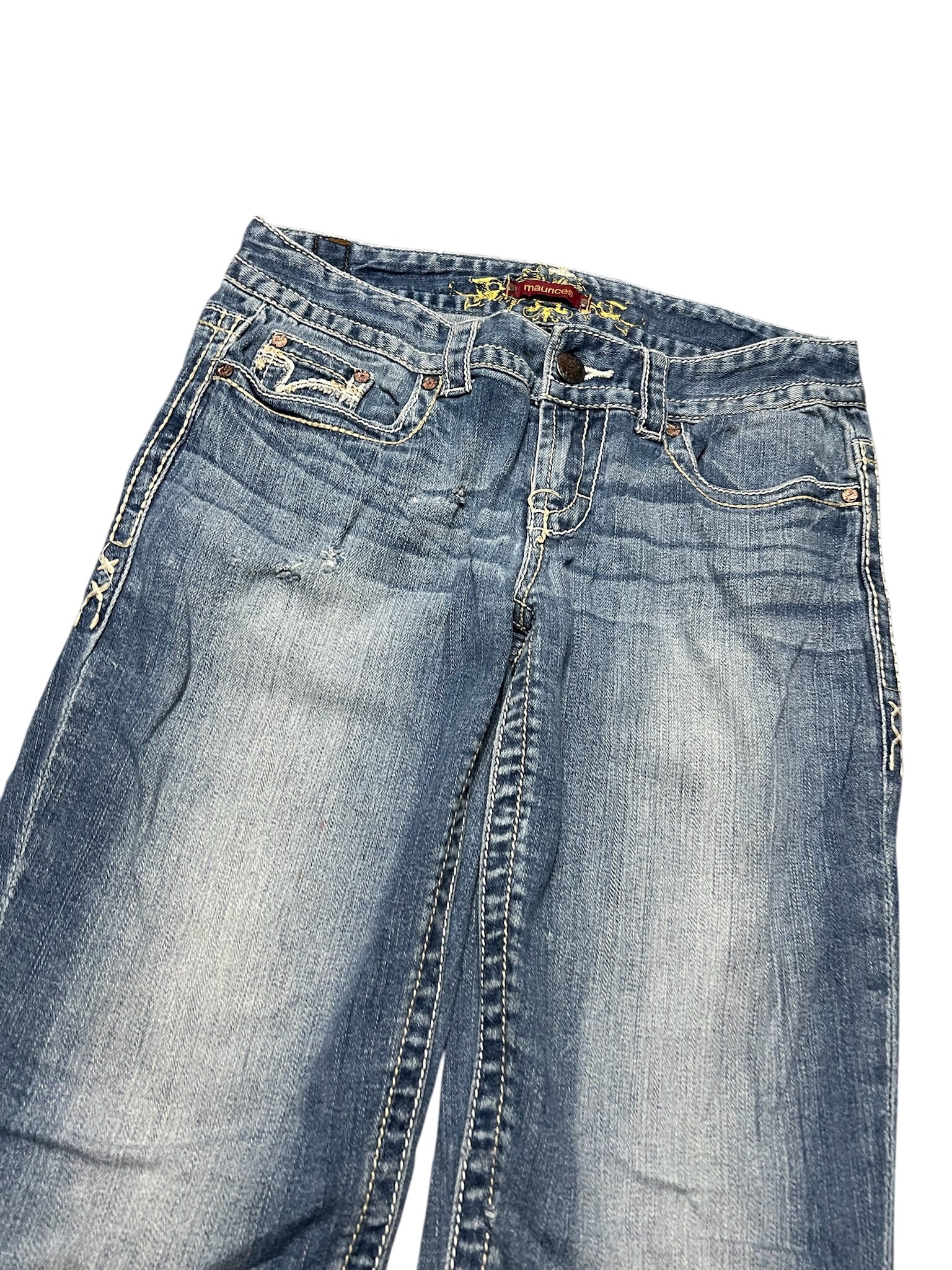 Y2K BOOTCUT WOMEN LOW WAIST JEANS (741)