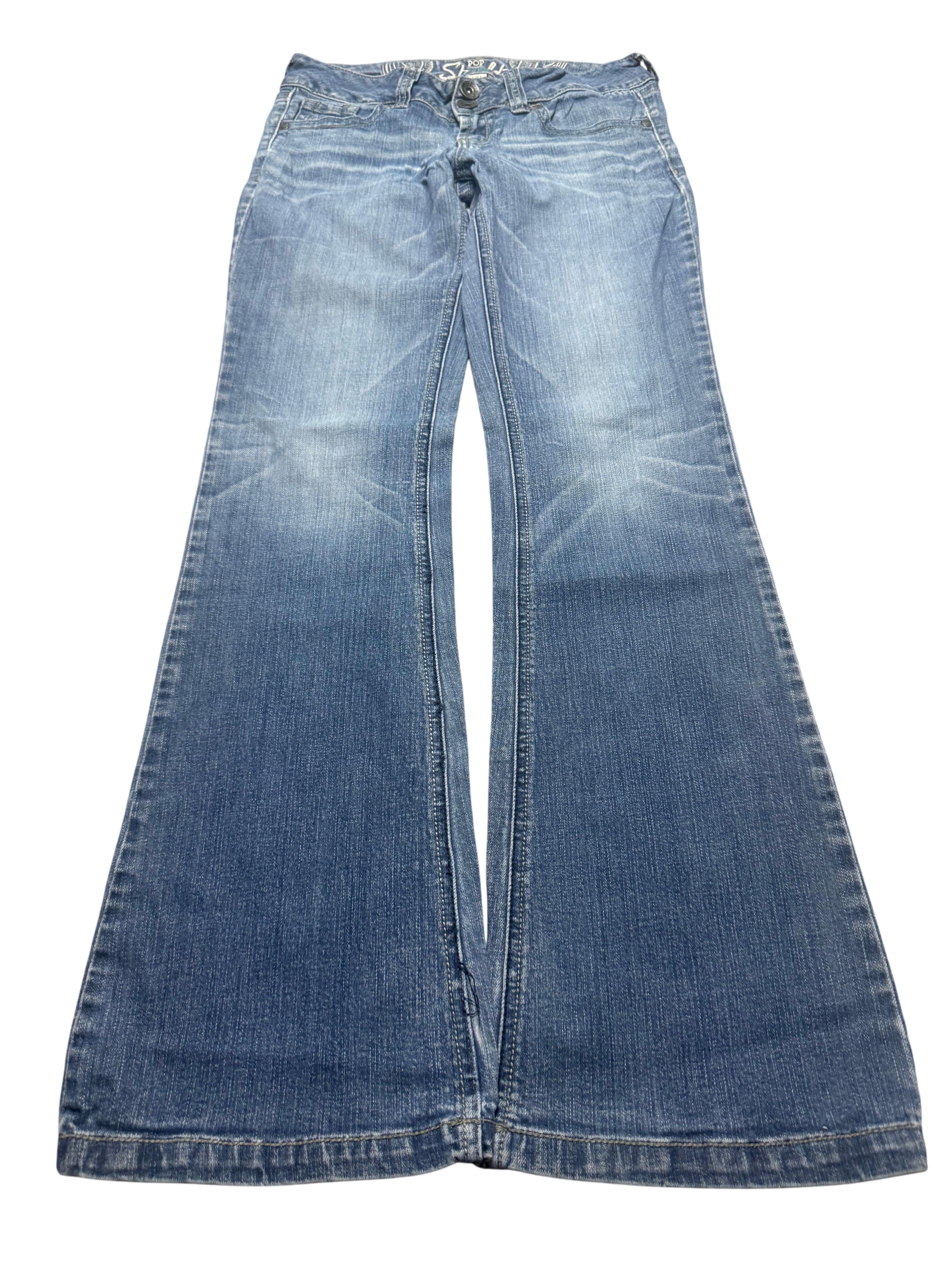 Y2K BOOTCUT WOMEN LOW WAIST JEANS (628)