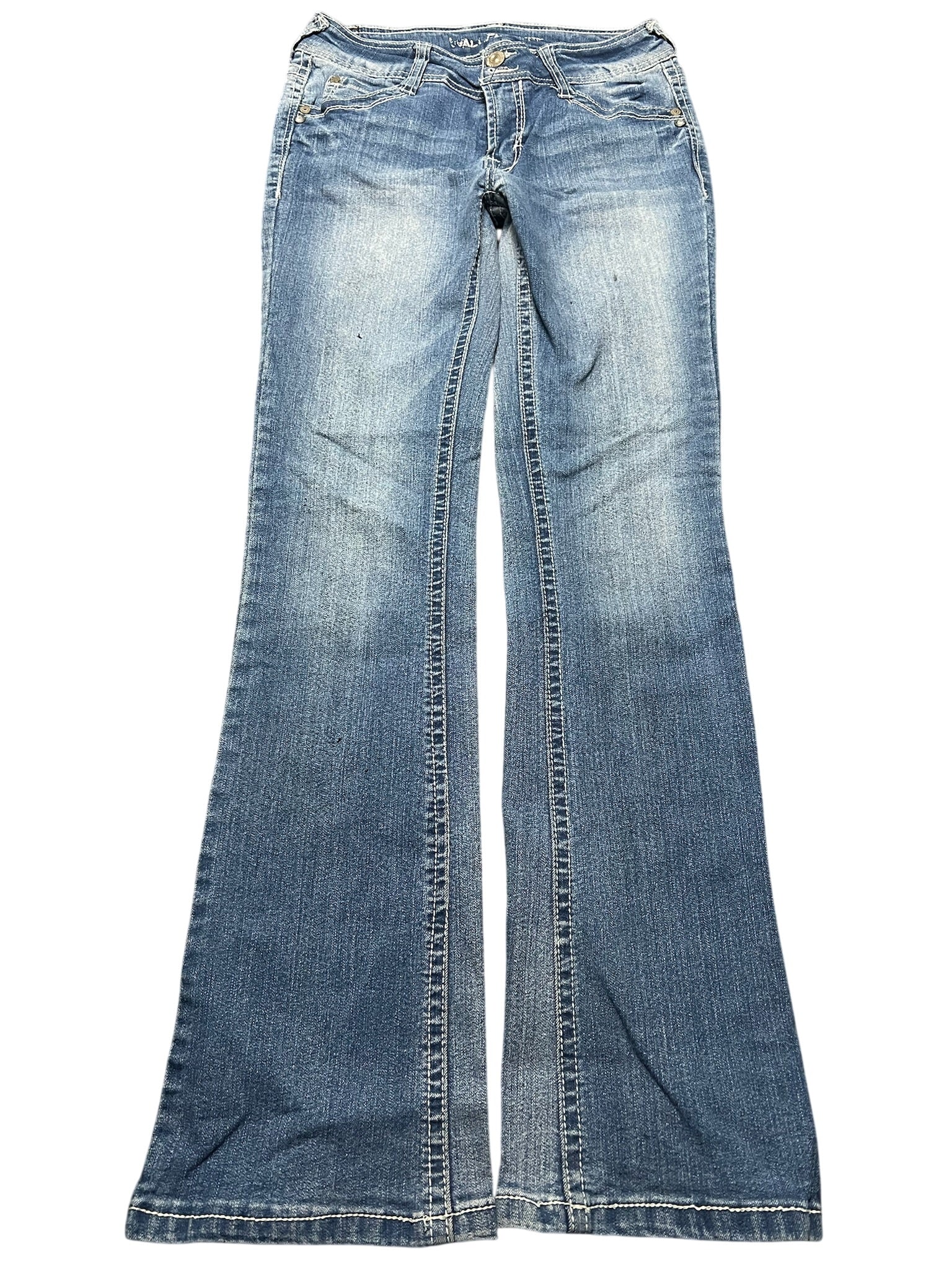 Y2K BOOTCUT WOMEN LOW WAIST JEANS (742)