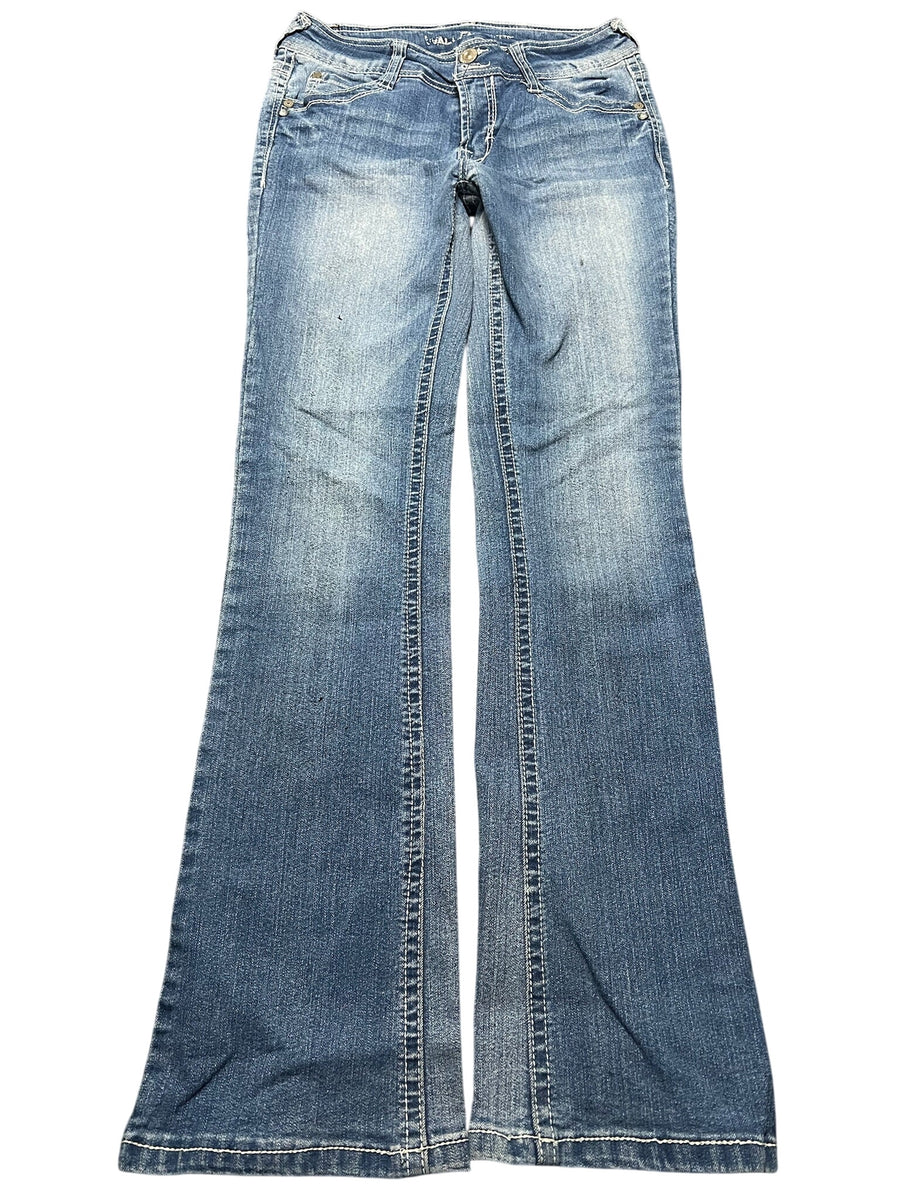 Y2K BOOTCUT WOMEN LOW WAIST JEANS (742)
