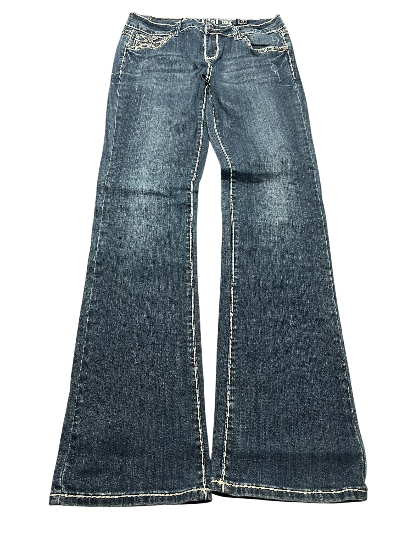 Y2K BOOTCUT WOMEN LOW WAIST JEANS (744)