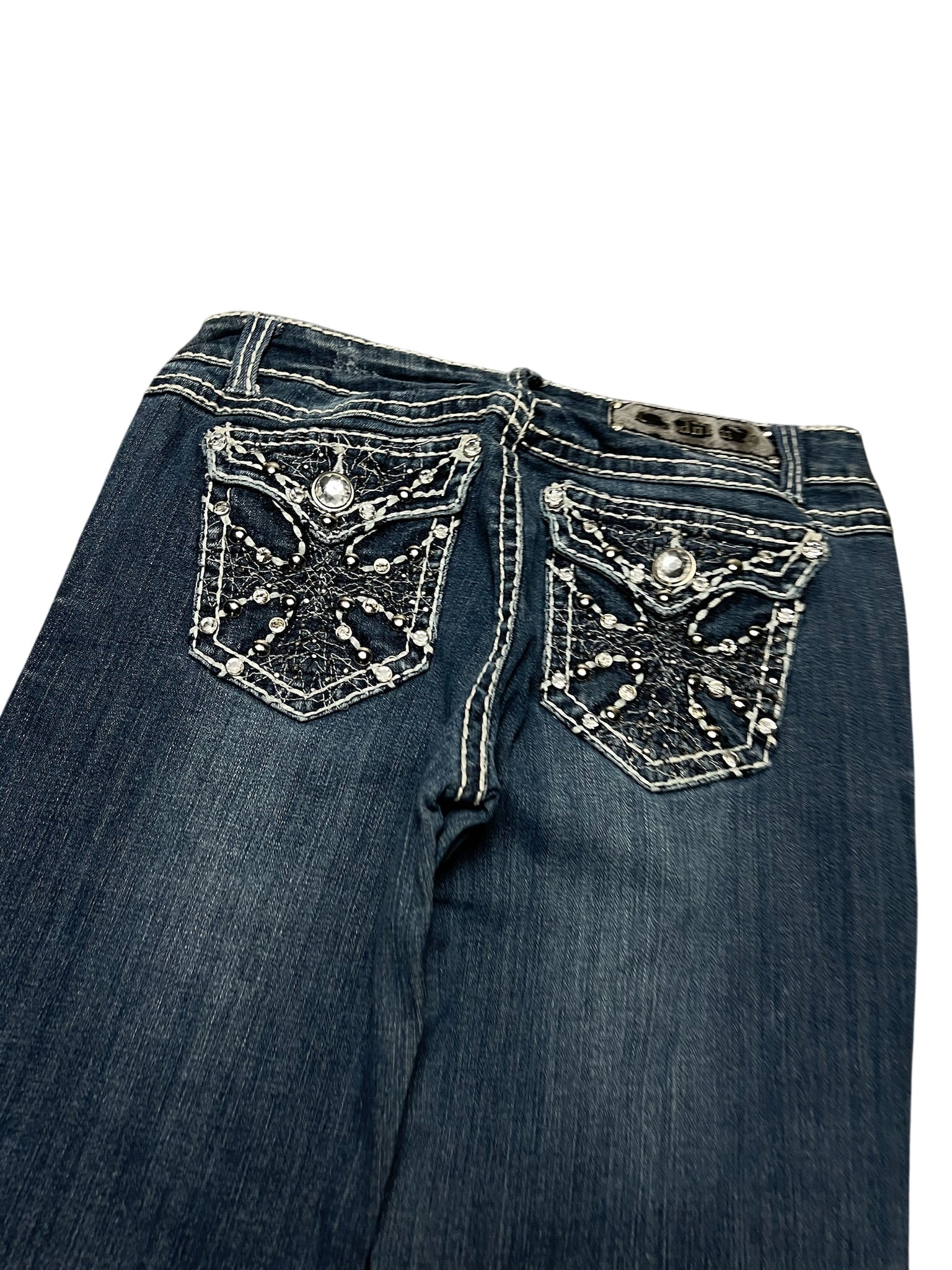 Y2K BOOTCUT WOMEN LOW WAIST JEANS (744)