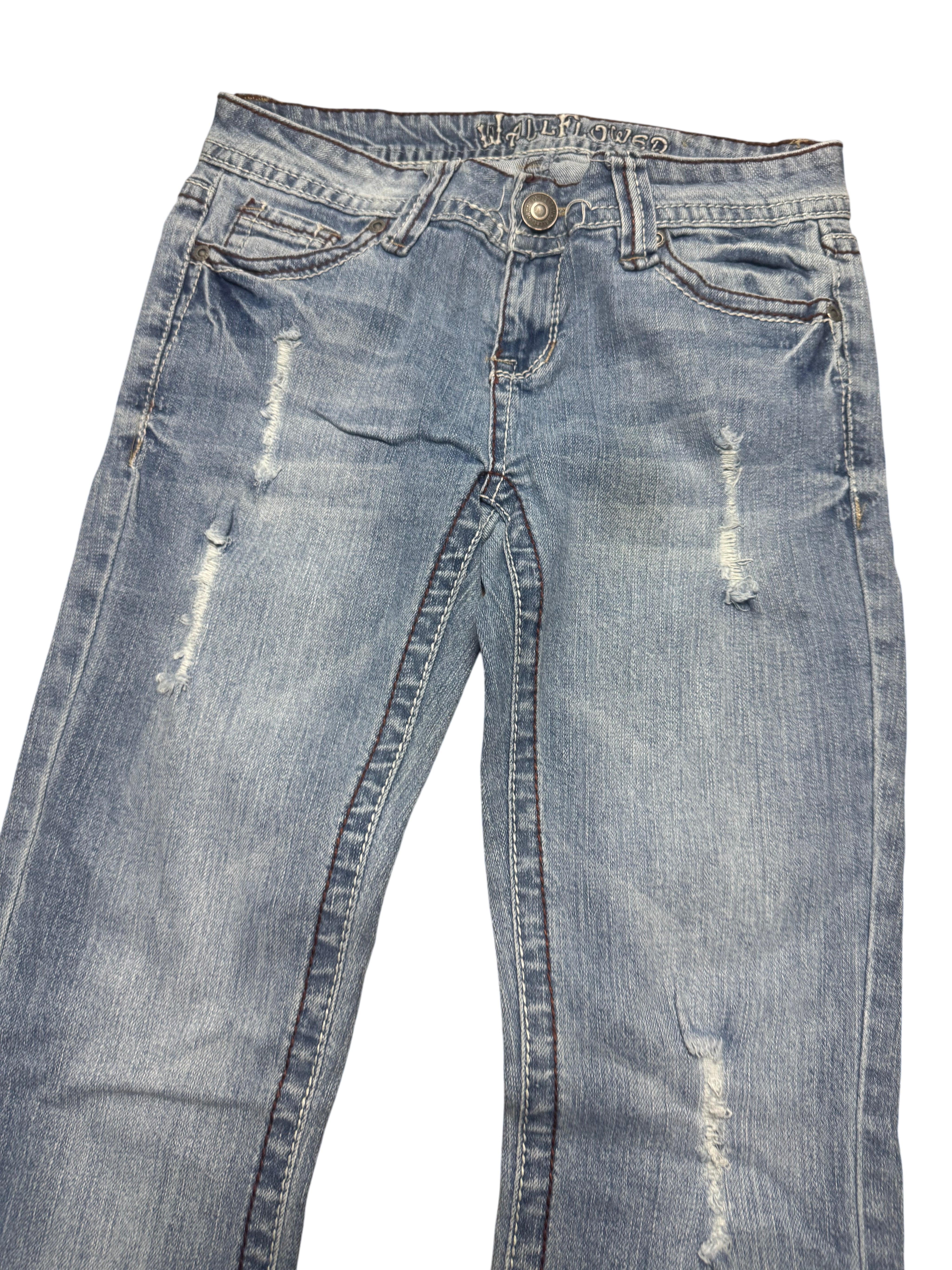 Y2K BOOTCUT WOMEN LOW WAIST JEANS (690)
