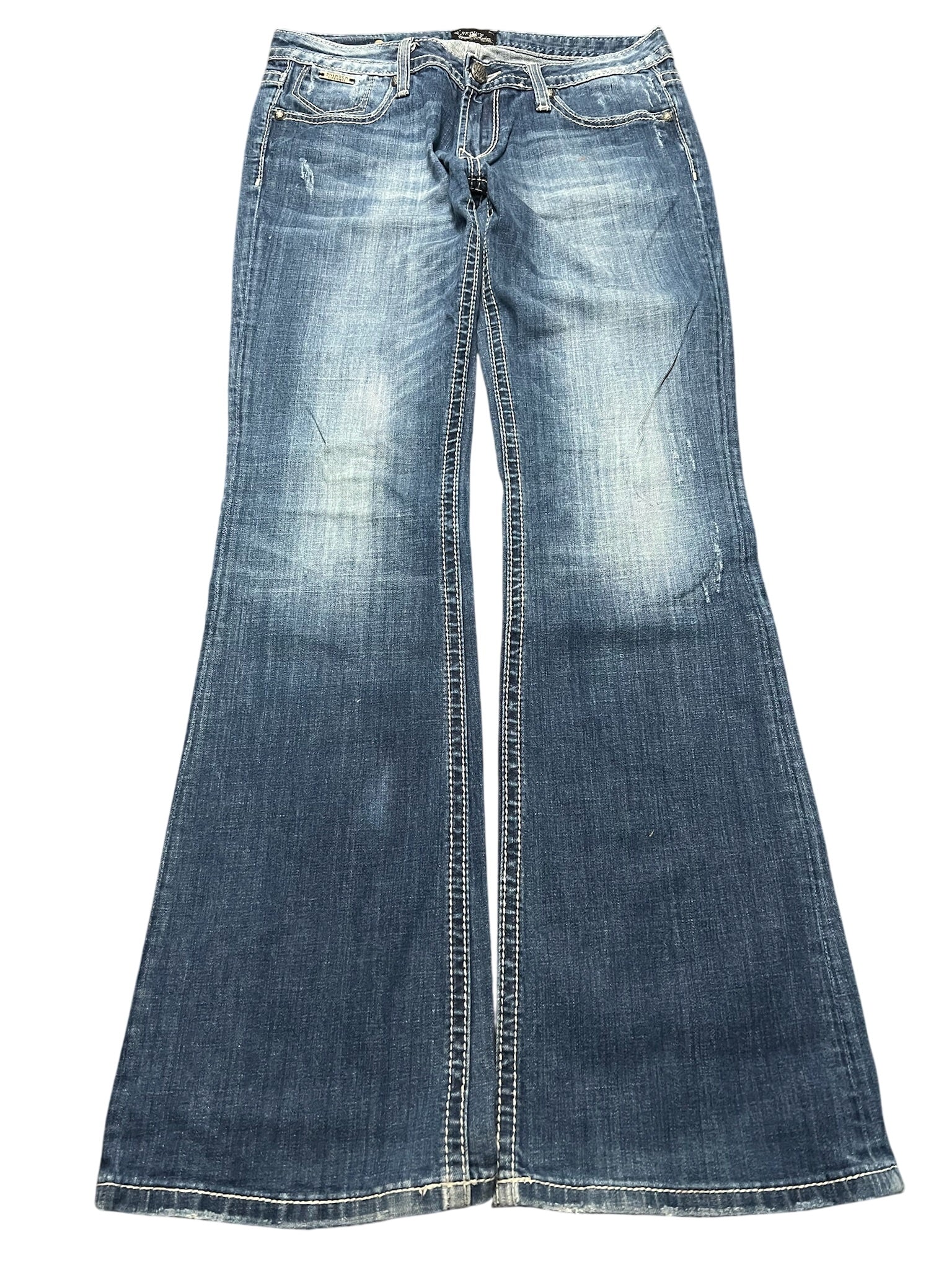 Y2K BOOTCUT WOMEN LOW WAIST JEANS (745)