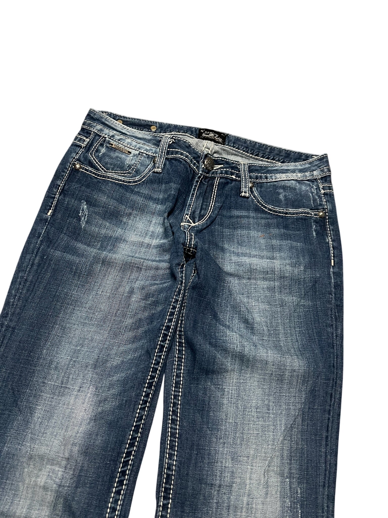 Y2K BOOTCUT WOMEN LOW WAIST JEANS (745)