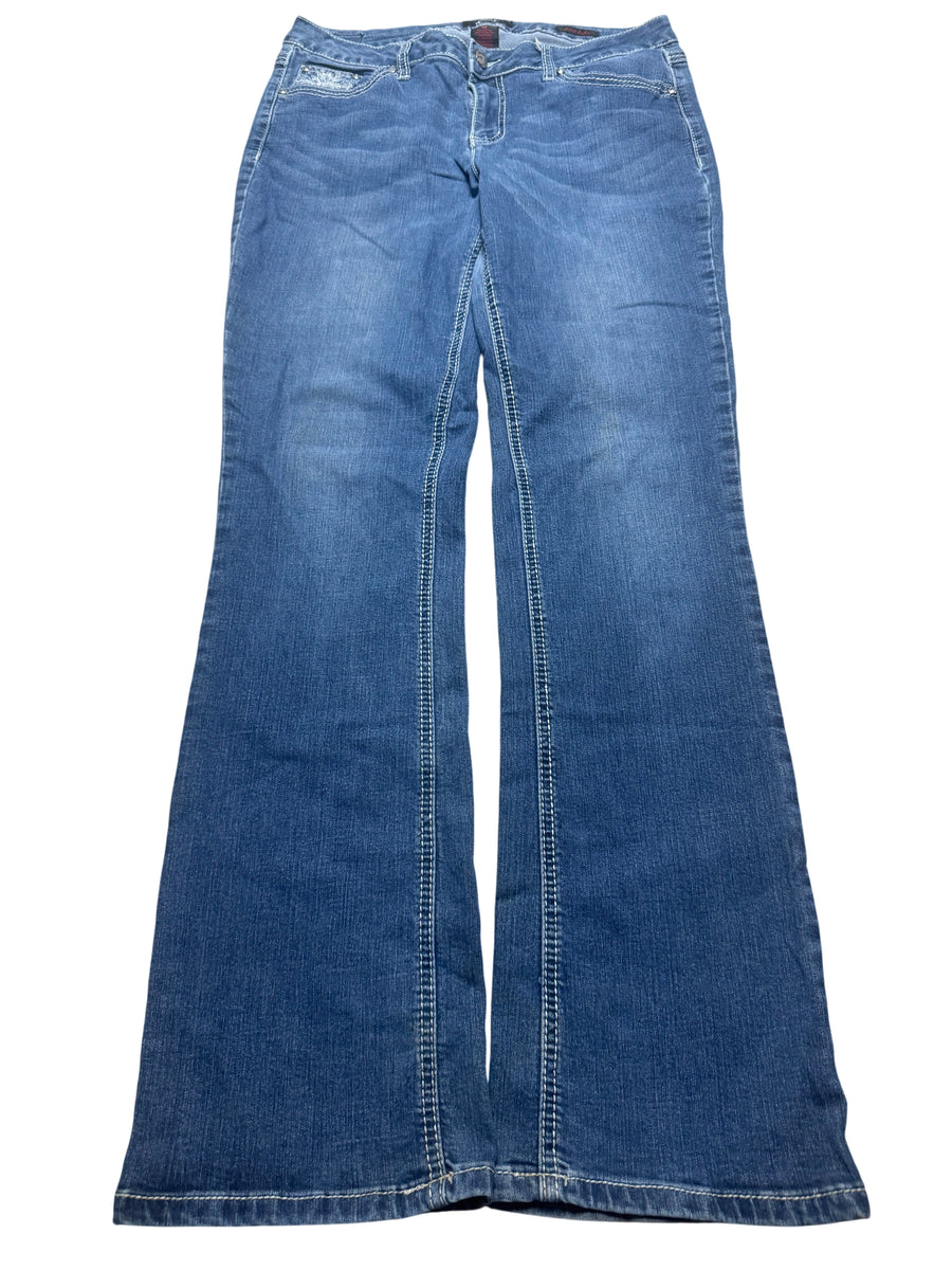 Y2K BOOTCUT WOMEN LOW WAIST JEANS (691)