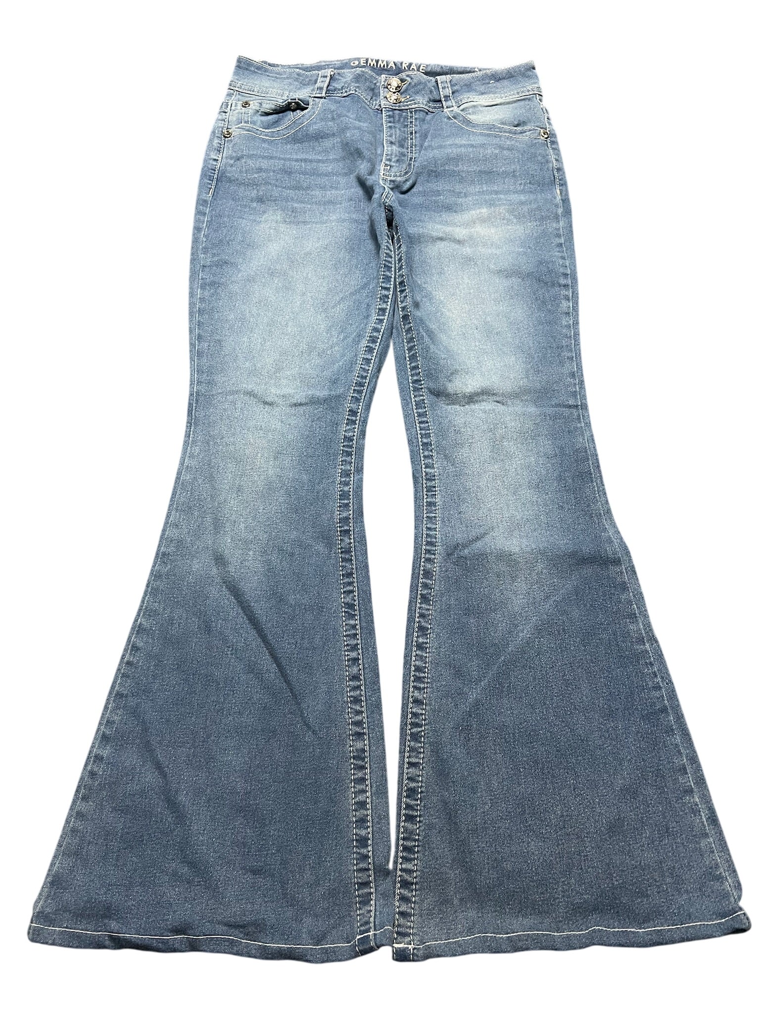 Y2K BOOTCUT WOMEN LOW WAIST JEANS (746)