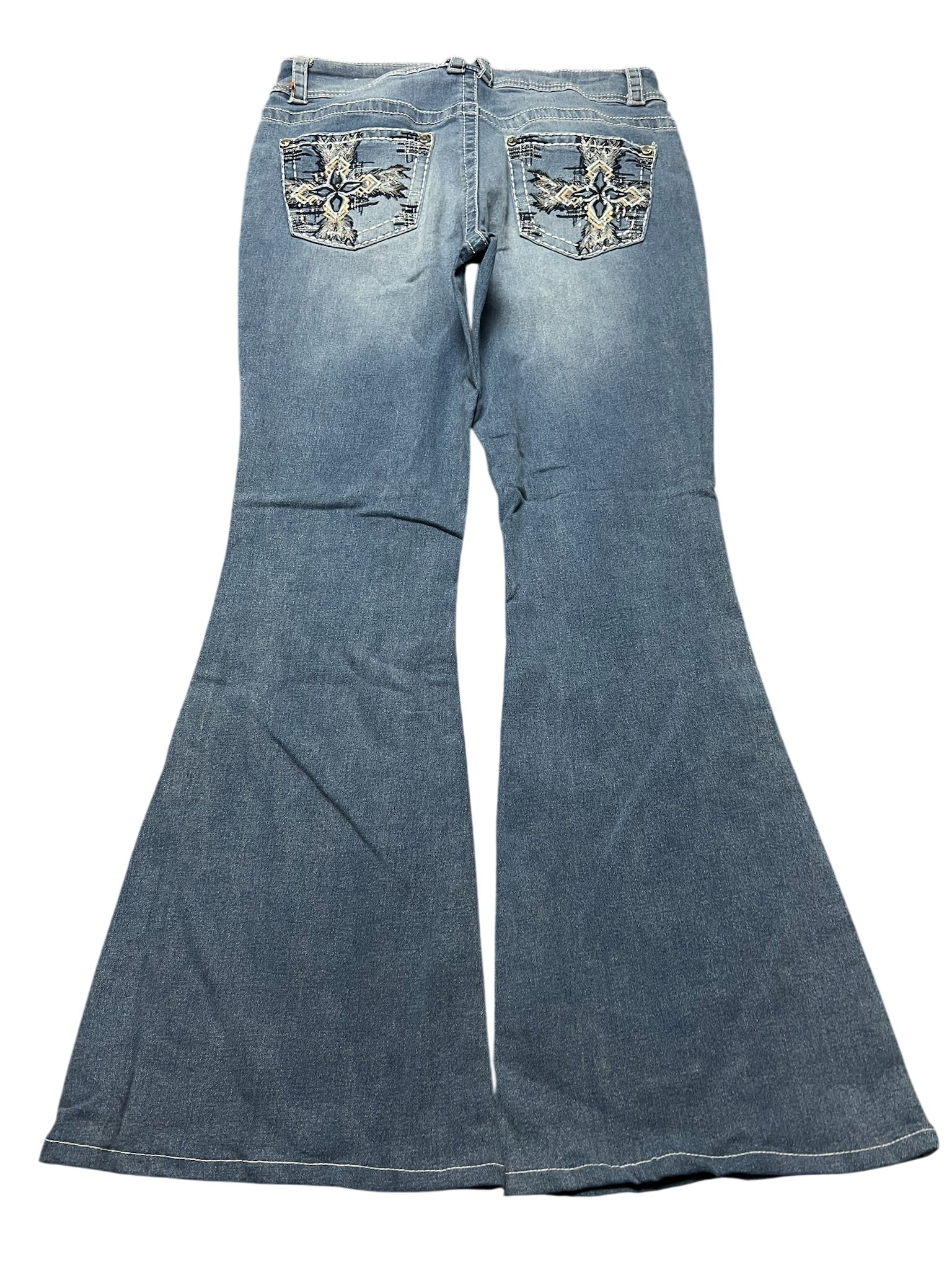 Y2K BOOTCUT WOMEN LOW WAIST JEANS (746)