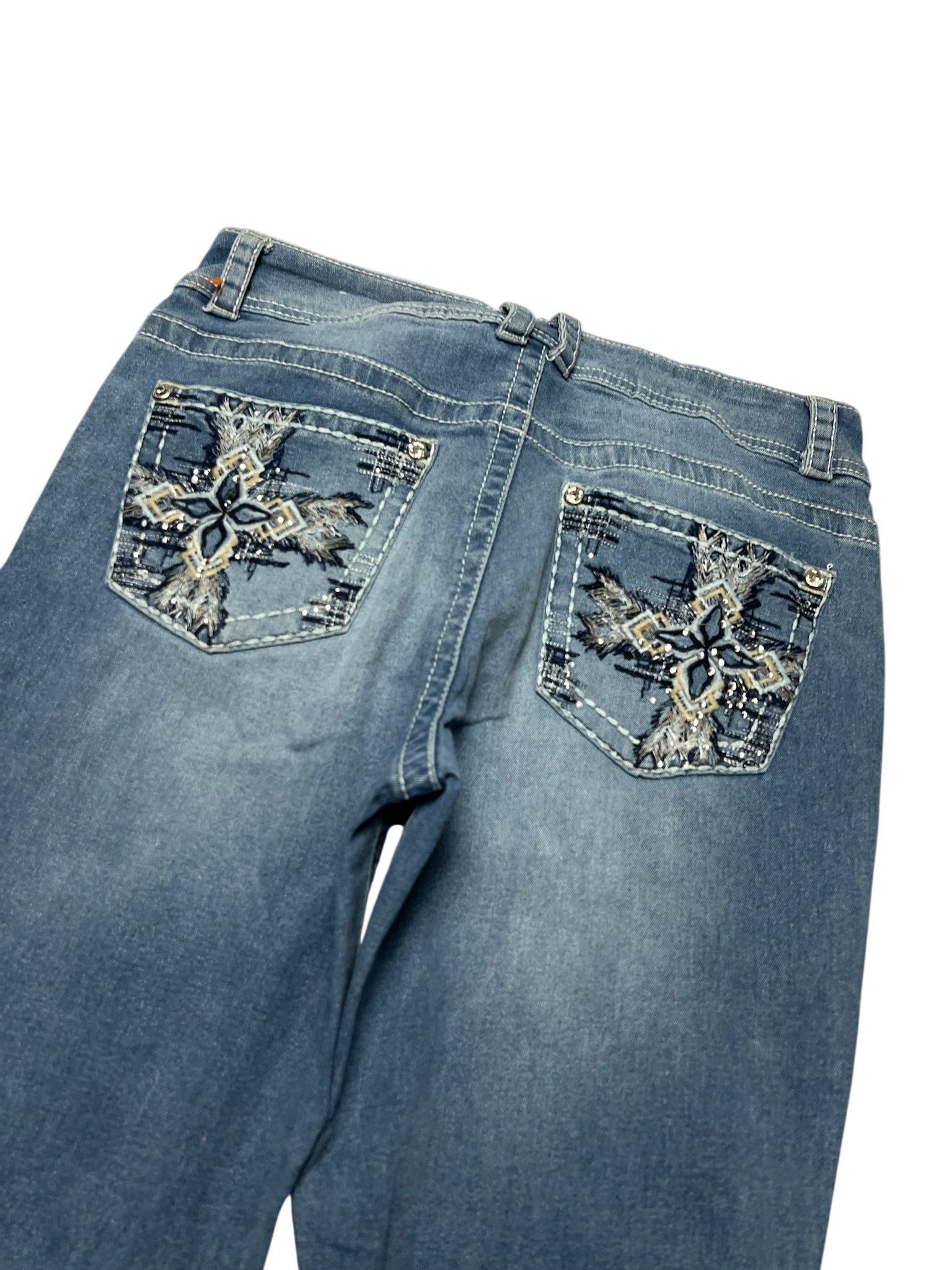 Y2K BOOTCUT WOMEN LOW WAIST JEANS (746)