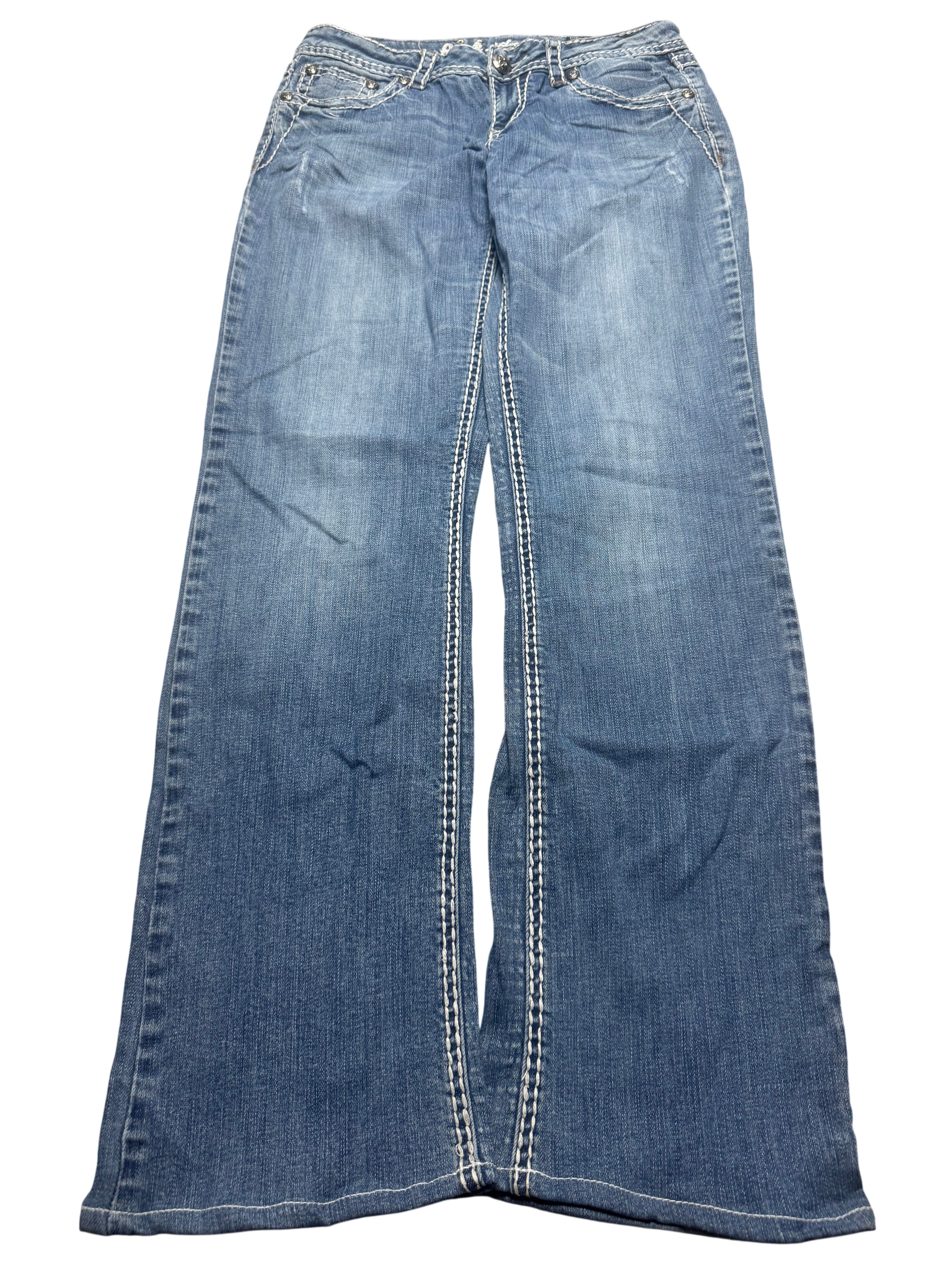 Y2K BOOTCUT WOMEN LOW WAIST JEANS (692)