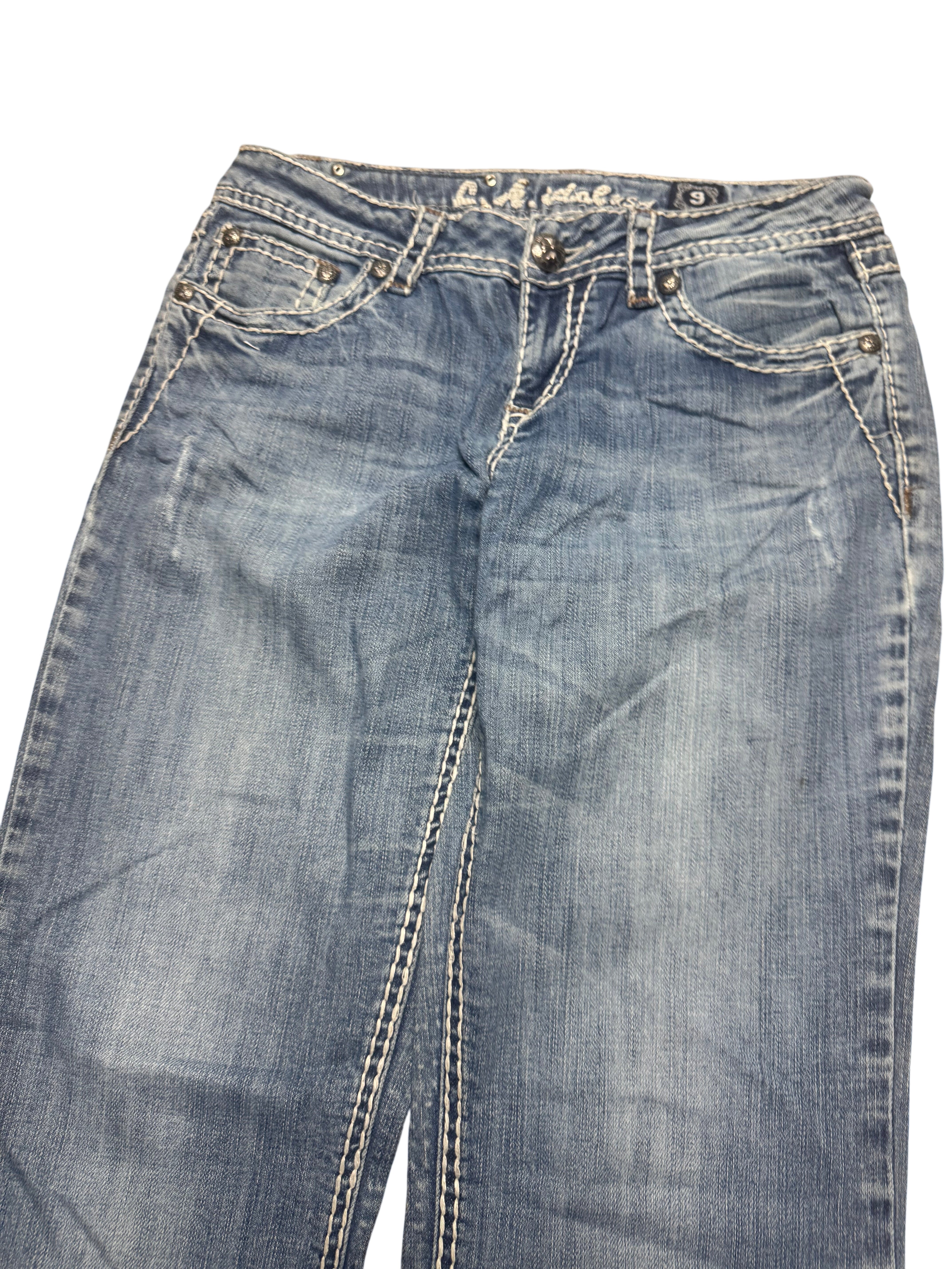 Y2K BOOTCUT WOMEN LOW WAIST JEANS (692)