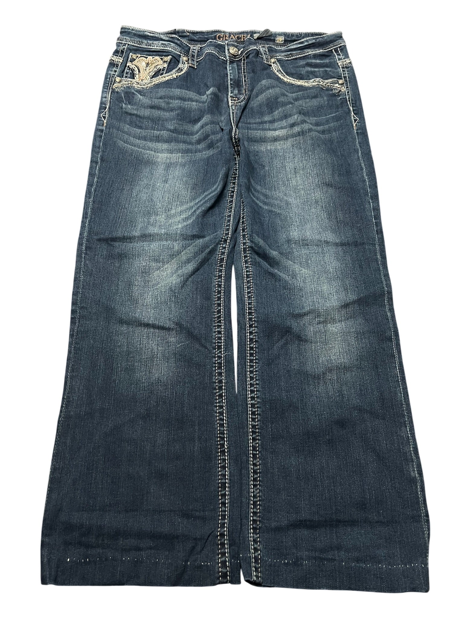 Y2K BOOTCUT WOMEN LOW WAIST JEANS (748)