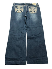 Y2K BOOTCUT WOMEN LOW WAIST JEANS (748)