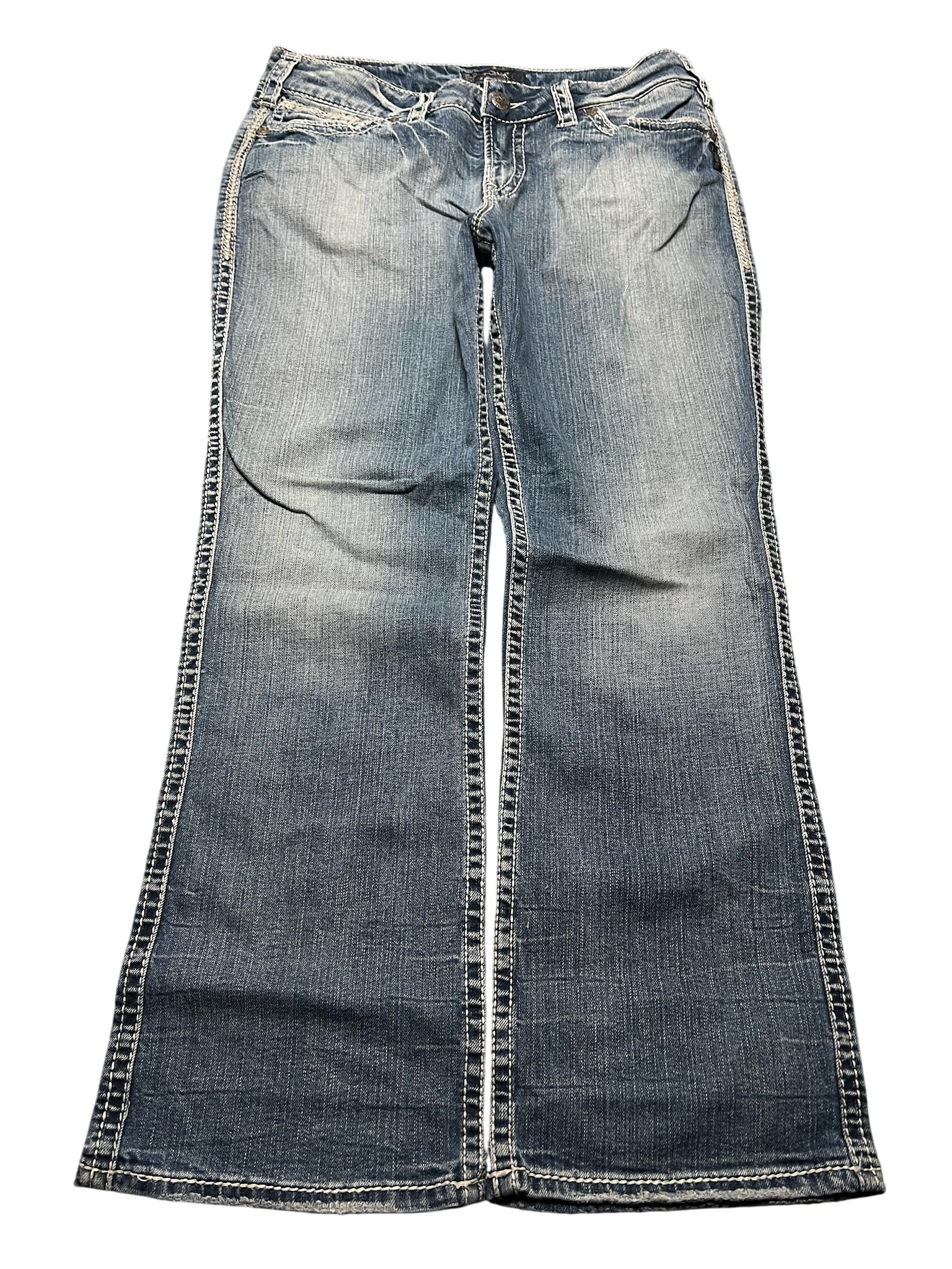 Y2K BOOTCUT WOMEN LOW WAIST JEANS (749)
