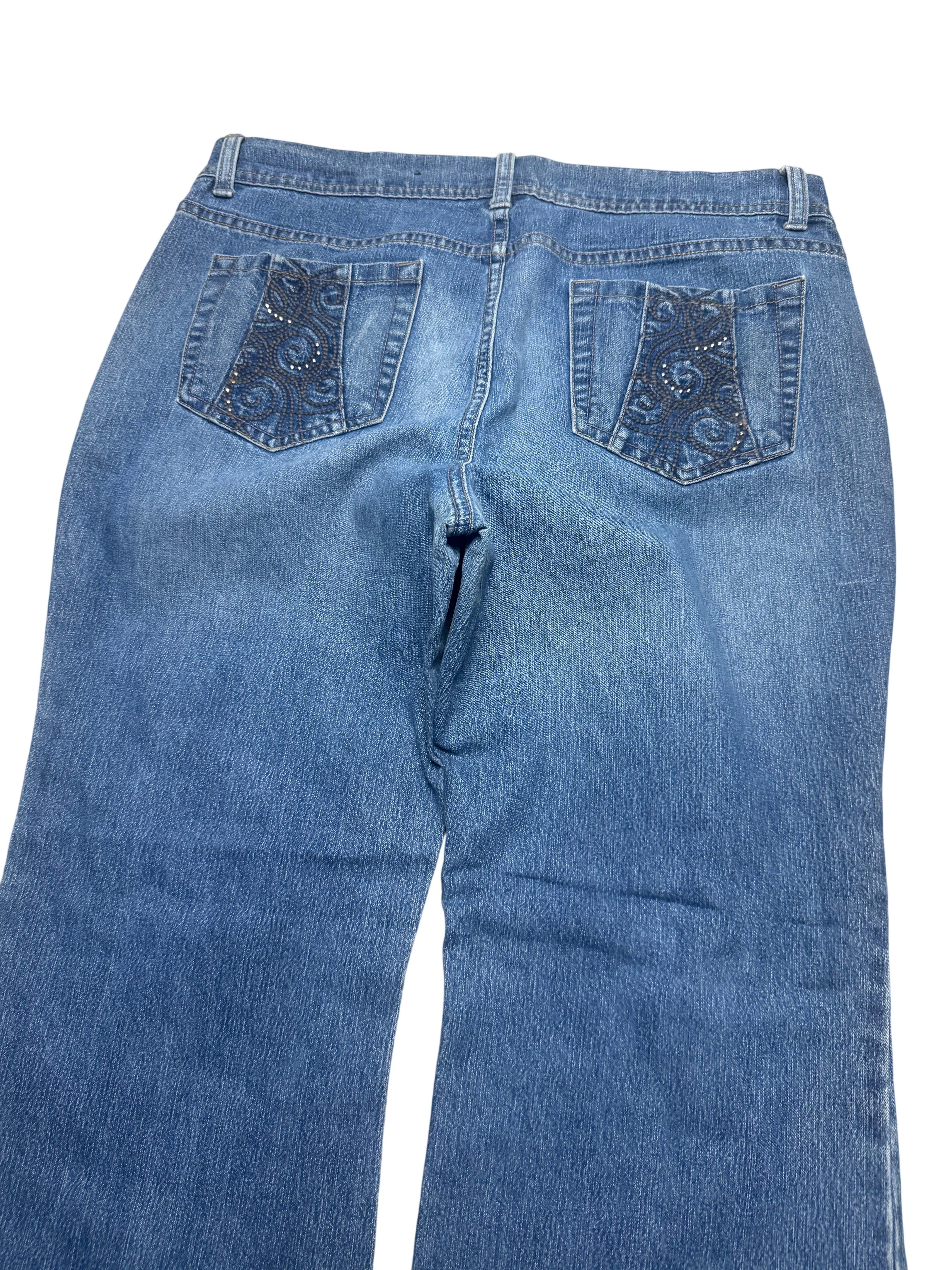 Y2K BOOTCUT WOMEN LOW WAIST JEANS (693)