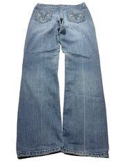 Y2K BOOTCUT WOMEN LOW WAIST JEANS (694)