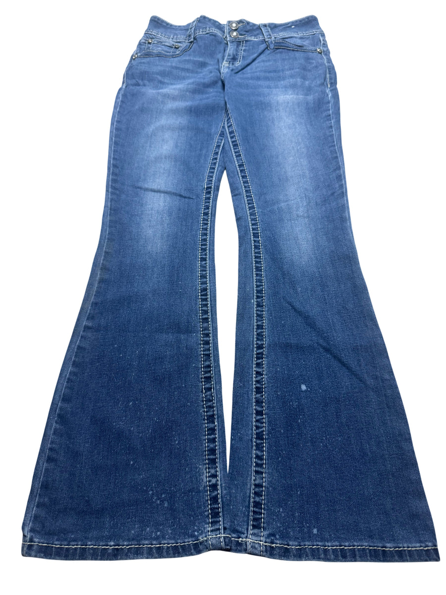 Y2K BOOTCUT WOMEN LOW WAIST JEANS (695)