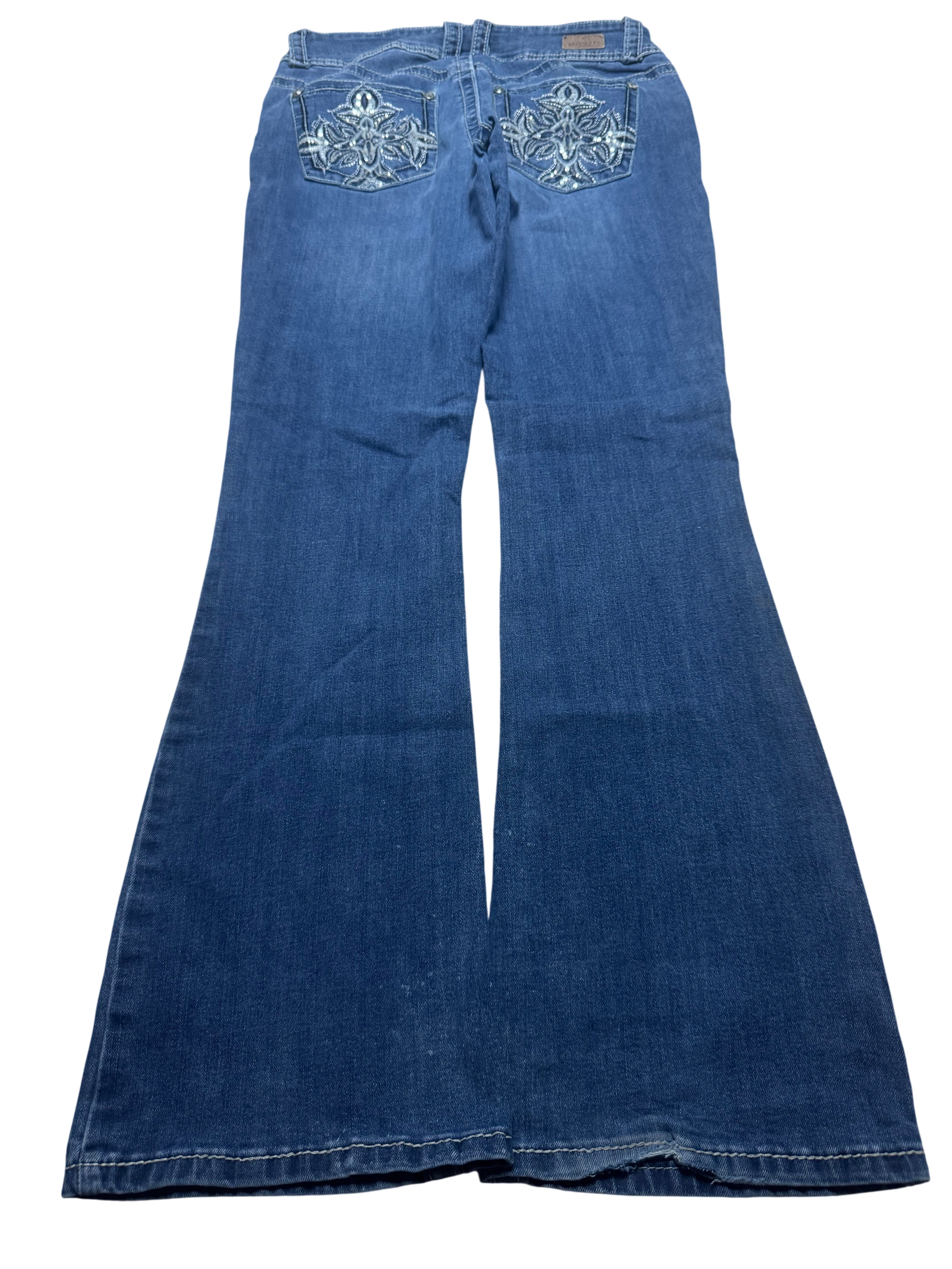 Y2K BOOTCUT WOMEN LOW WAIST JEANS (695)