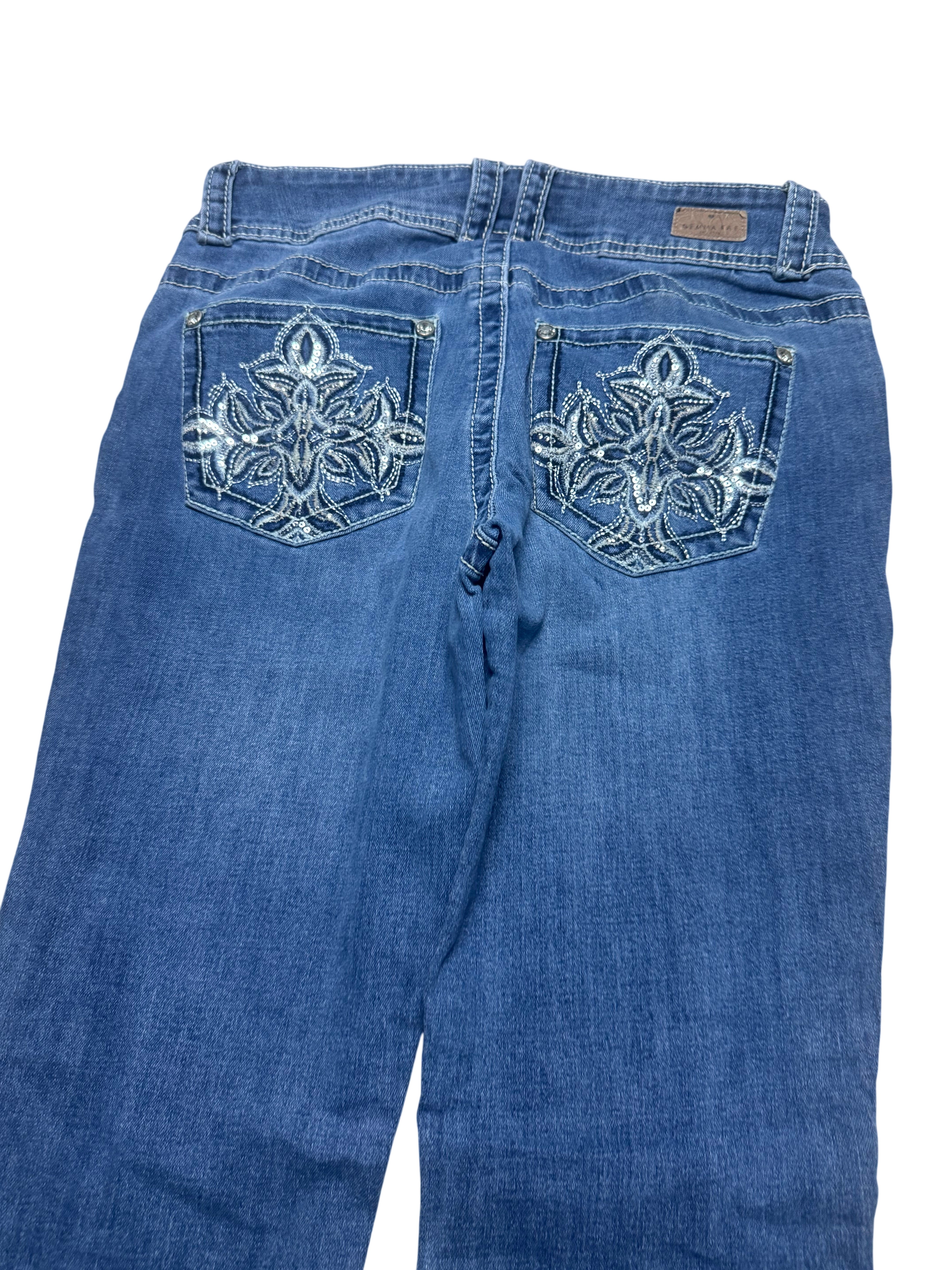 Y2K BOOTCUT WOMEN LOW WAIST JEANS (695)
