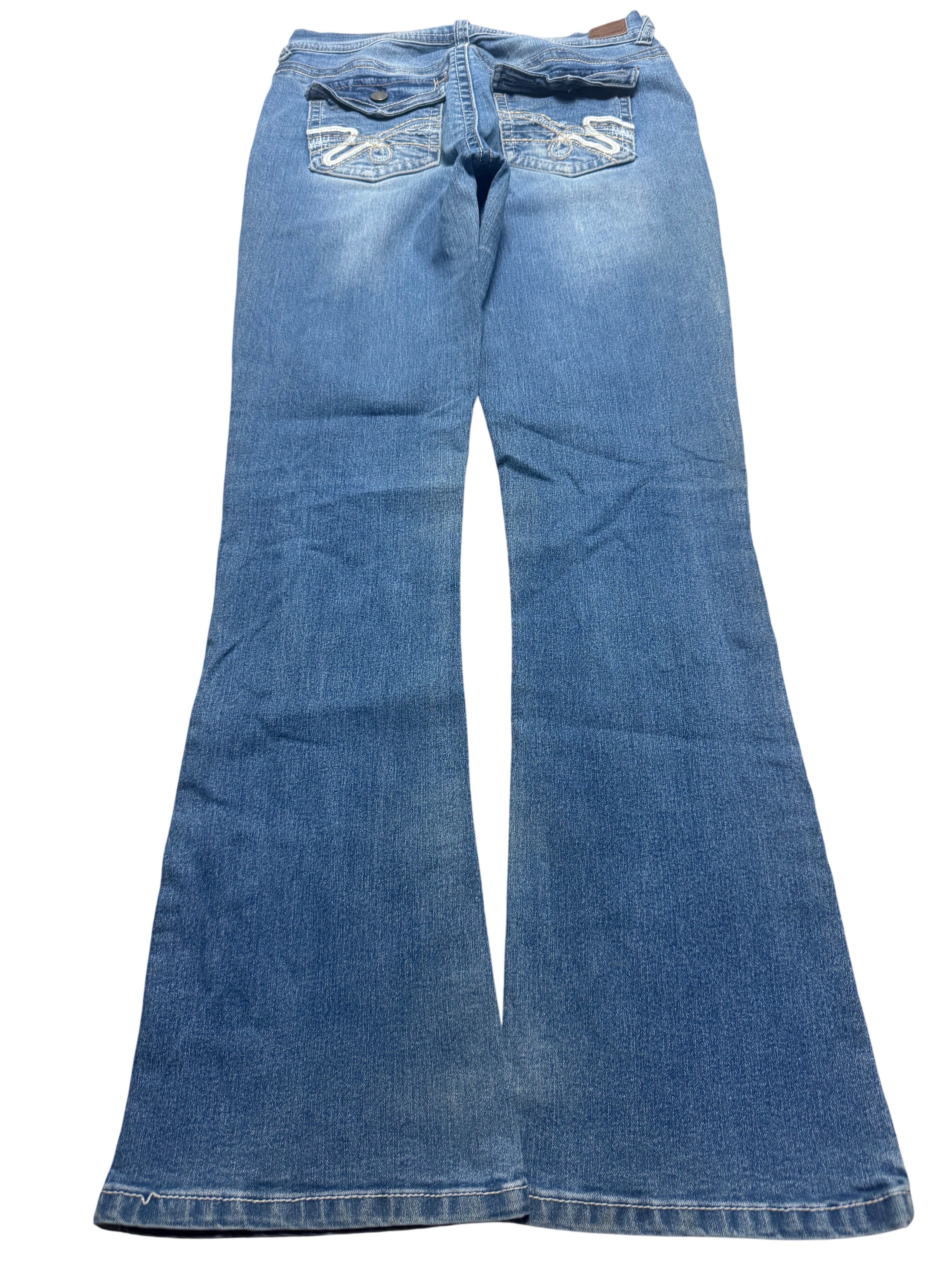 Y2K BOOTCUT WOMEN LOW WAIST JEANS (696)